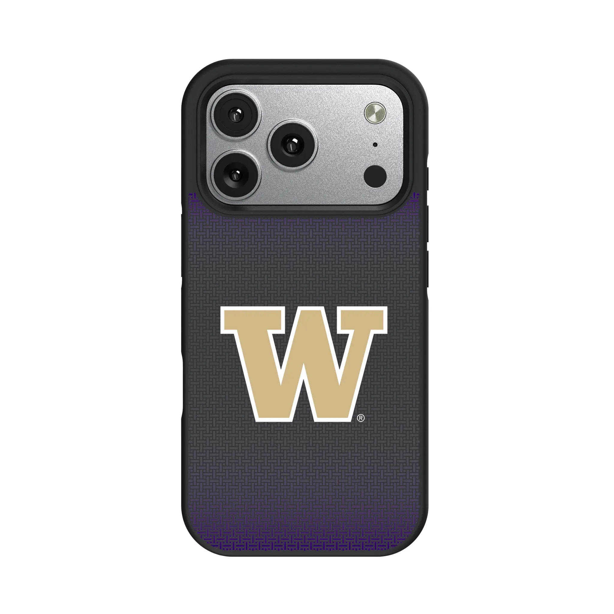 University of Washington Huskies Linen iPhone Bump Phone Case for Apple iPhone#Device_iPhone 17 Pro