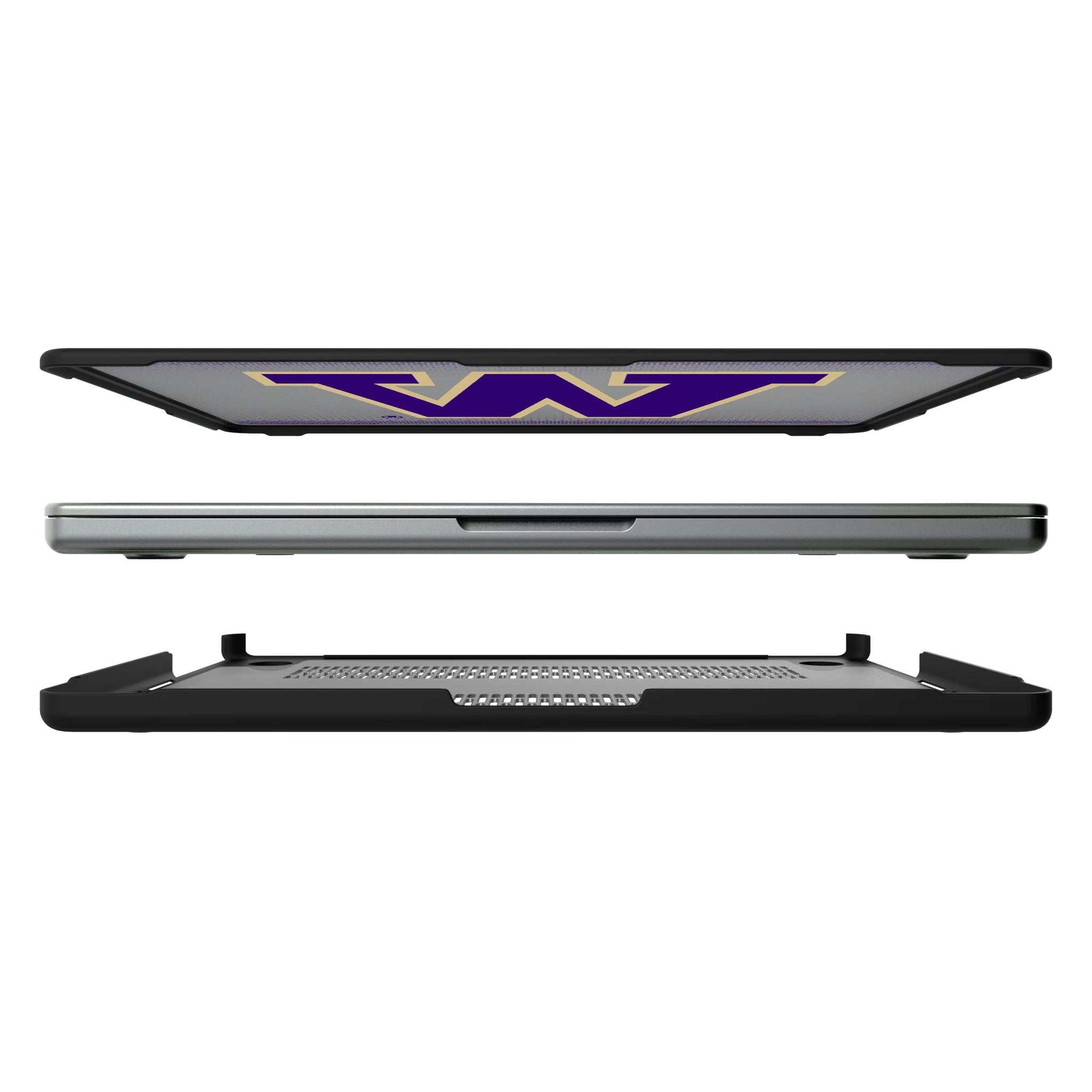 University of Washington Huskies Linen MacBook Laptop Case for Apple MacBook#Device_MacBook Pro (14-inch, 2021) / MacBook Pro (14-inch, 2023) / MacBook Pro (14-inch, 2024)