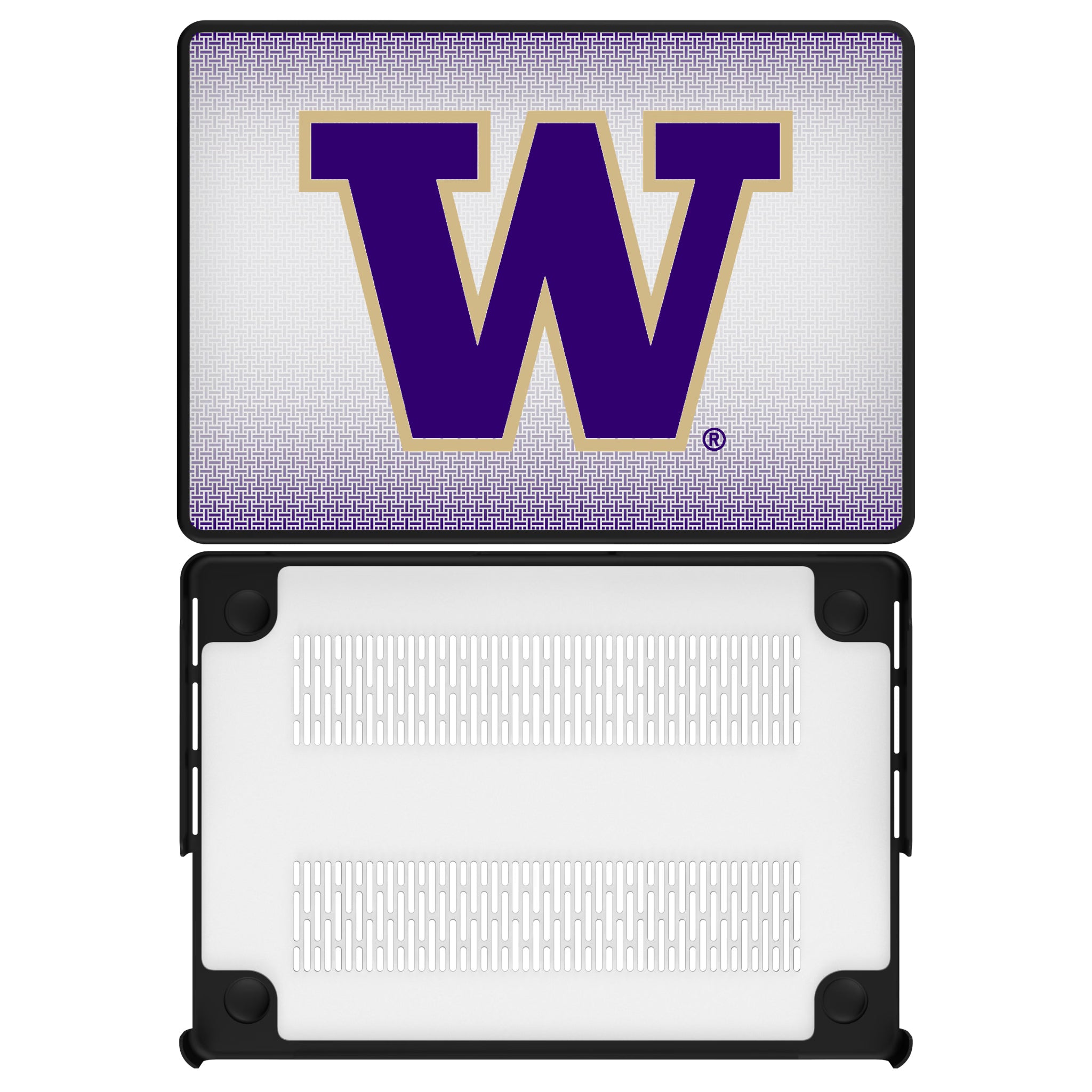 University of Washington Huskies Linen MacBook Laptop Case for Apple MacBook#Device_MacBook Pro (14-inch, 2021) / MacBook Pro (14-inch, 2023) / MacBook Pro (14-inch, 2024)