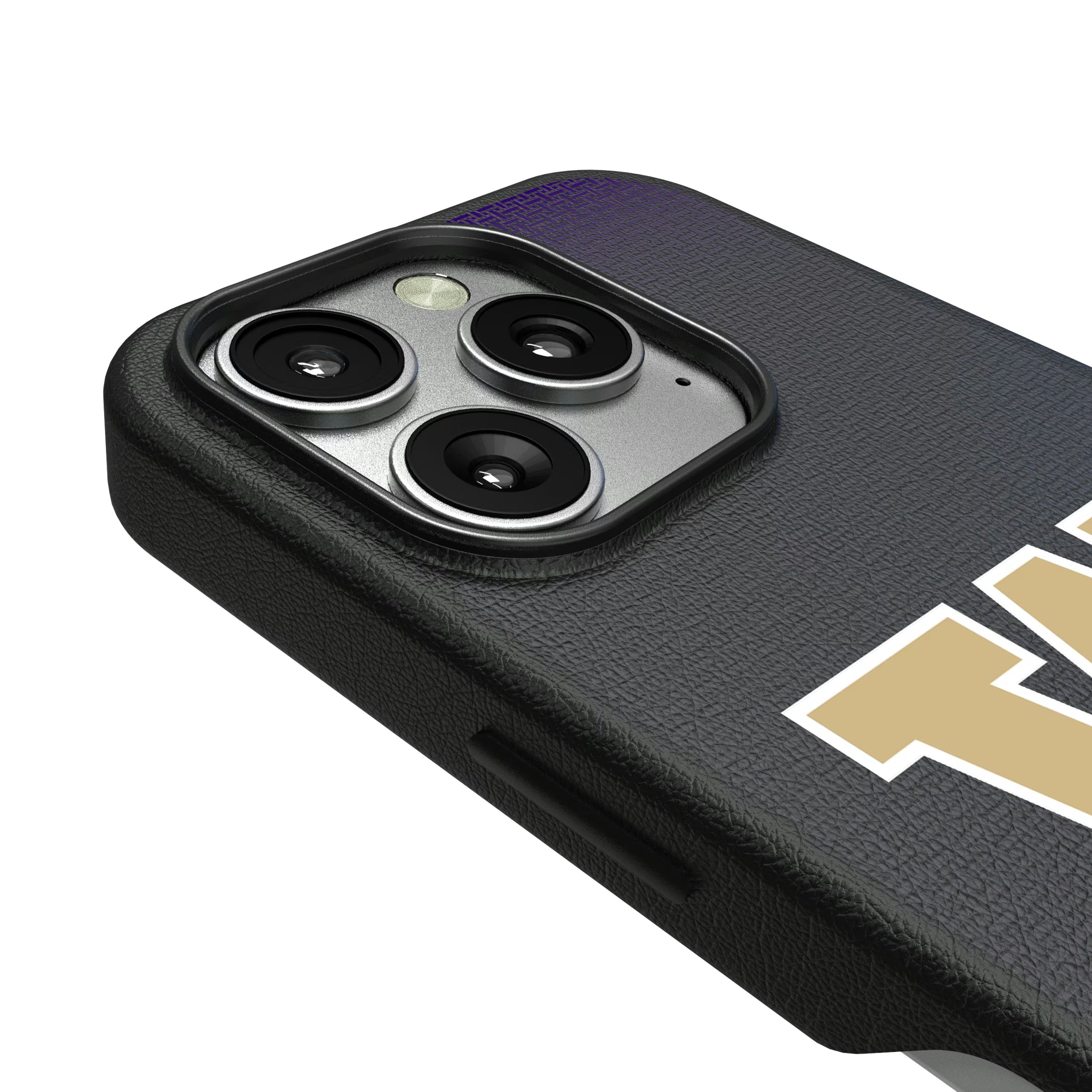 University of Washington Huskies Linen iPhone MagSafe Compatible Phone Case for Apple iPhone - Detail