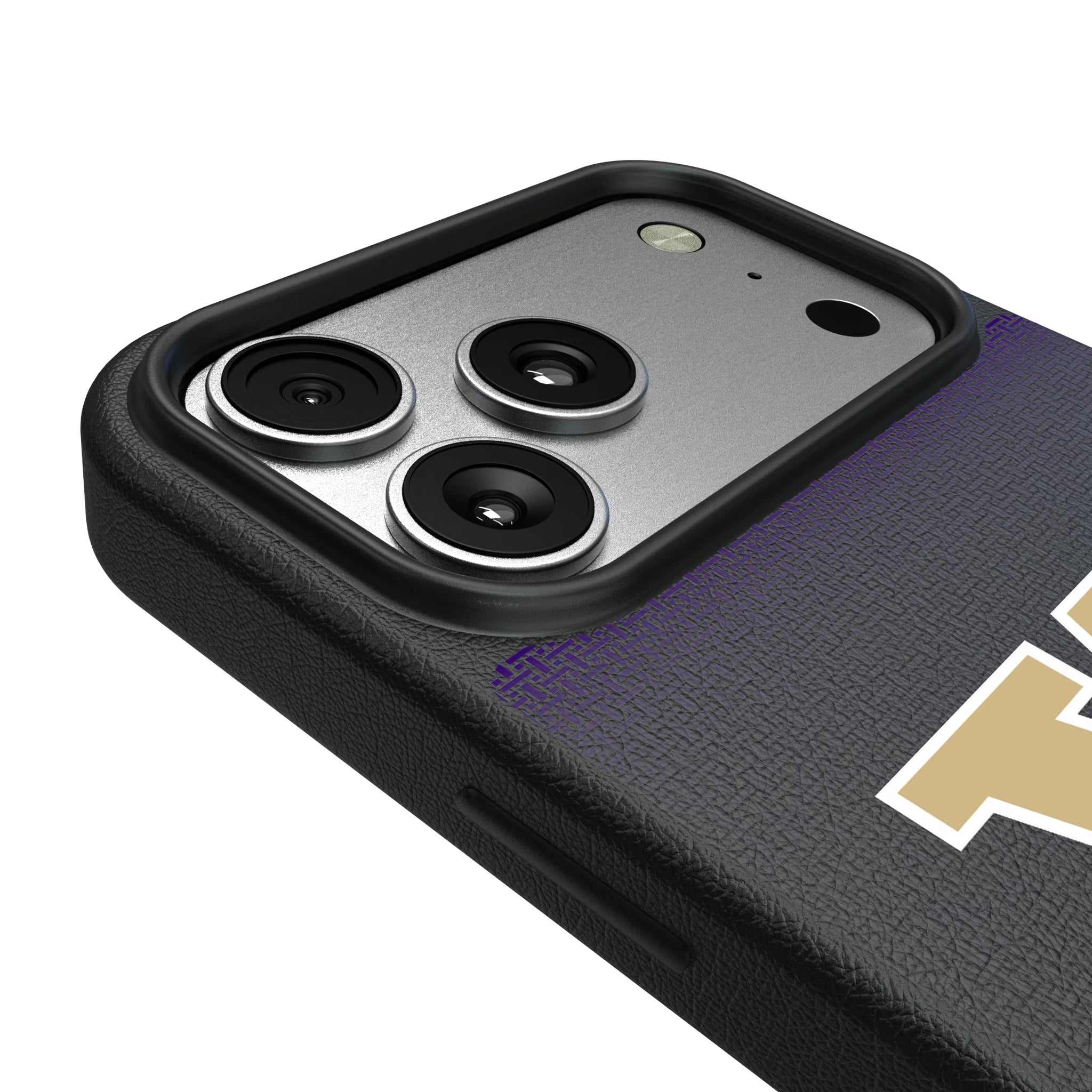 University of Washington Huskies Linen iPhone MagSafe Compatible Phone Case for Apple iPhone - Detail#Device_iPhone 17 Pro Max