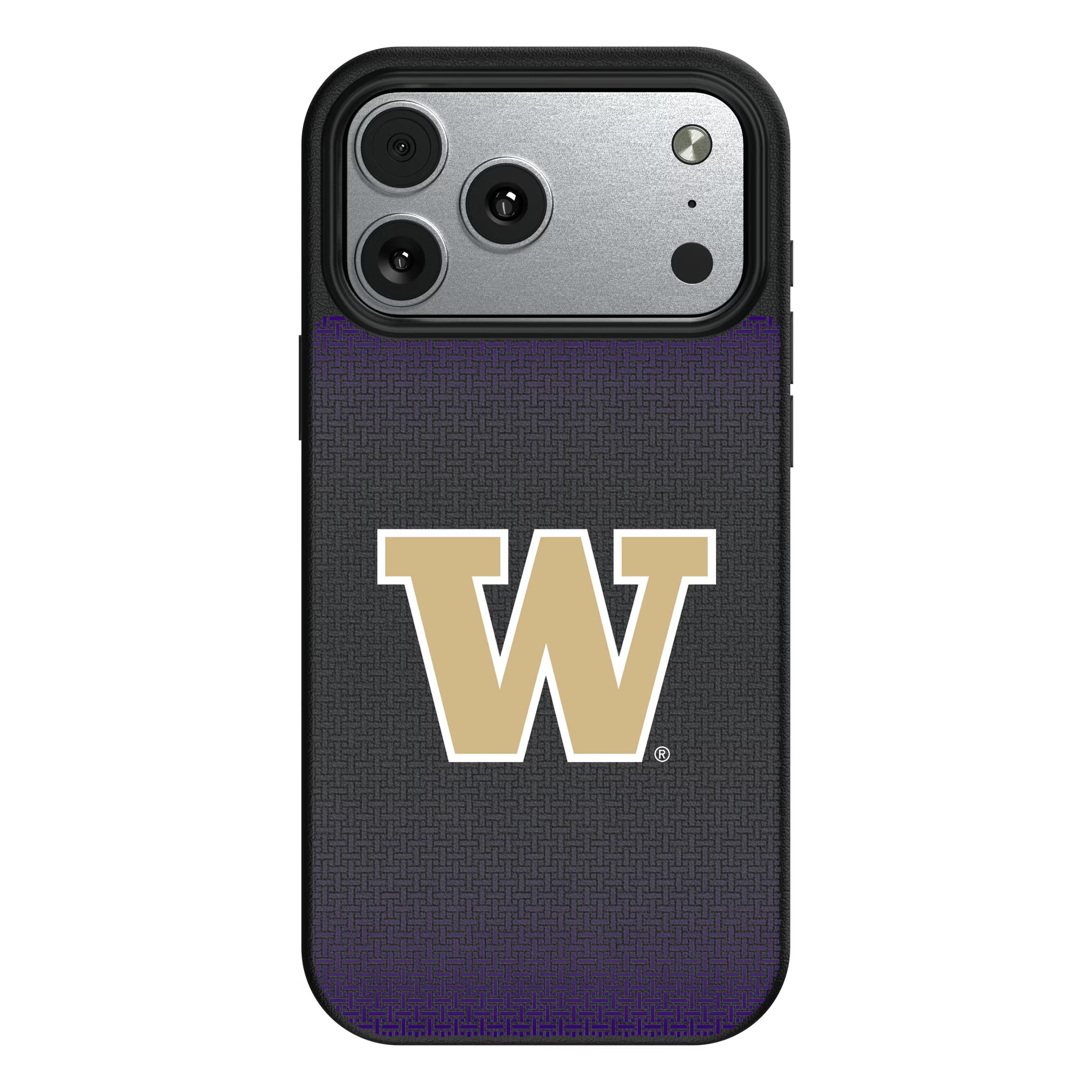 University of Washington Huskies Linen iPhone MagSafe Compatible Phone Case for Apple iPhone#Device_iPhone 17 Pro Max