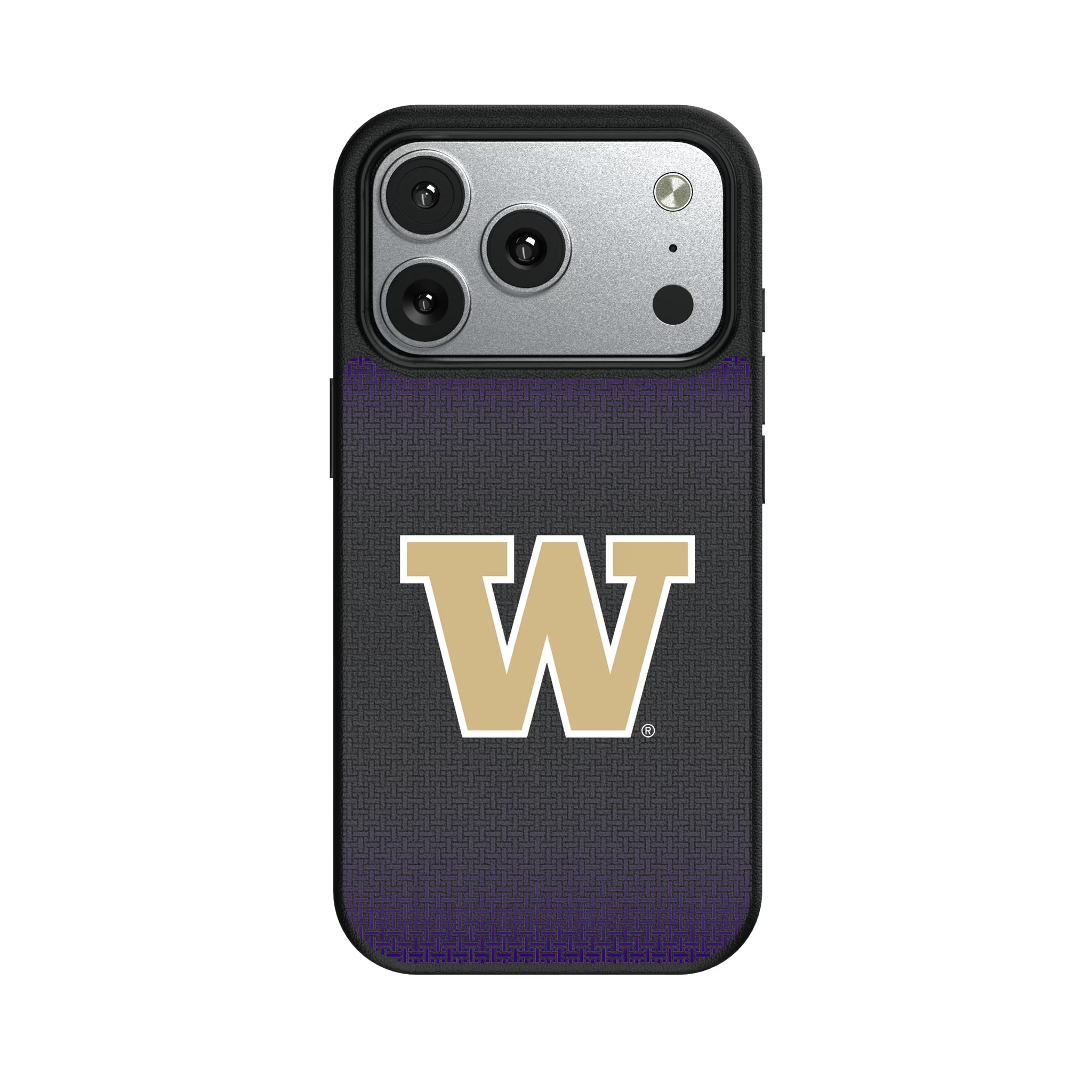 University of Washington Huskies Linen iPhone MagSafe Compatible Phone Case for Apple iPhone#Device_iPhone 17 Pro