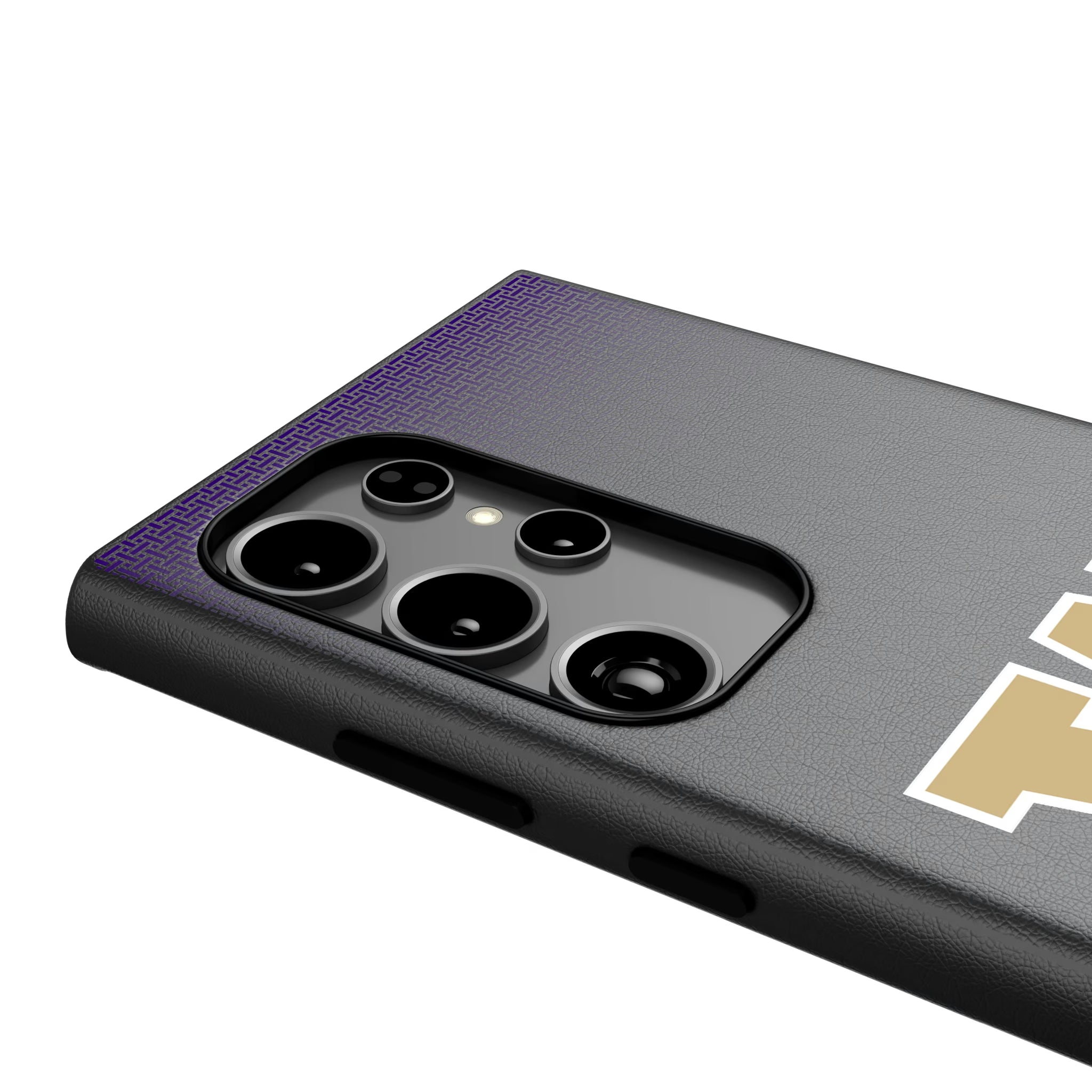 University of Washington Huskies Linen Galaxy MagSafe Compatible Phone Case for Samsung Galaxy - Detail