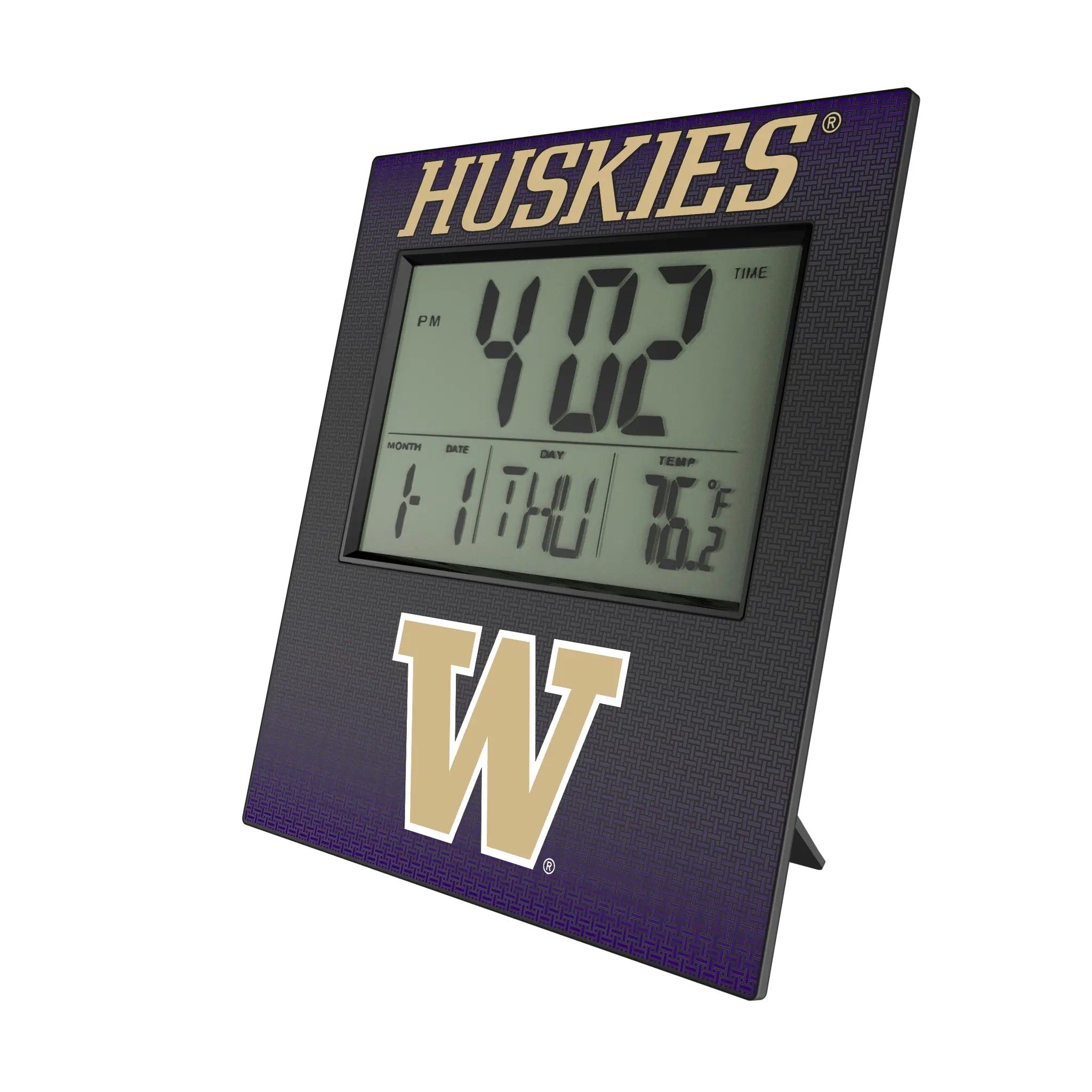 University of Washington Huskies Linen Wall Clock