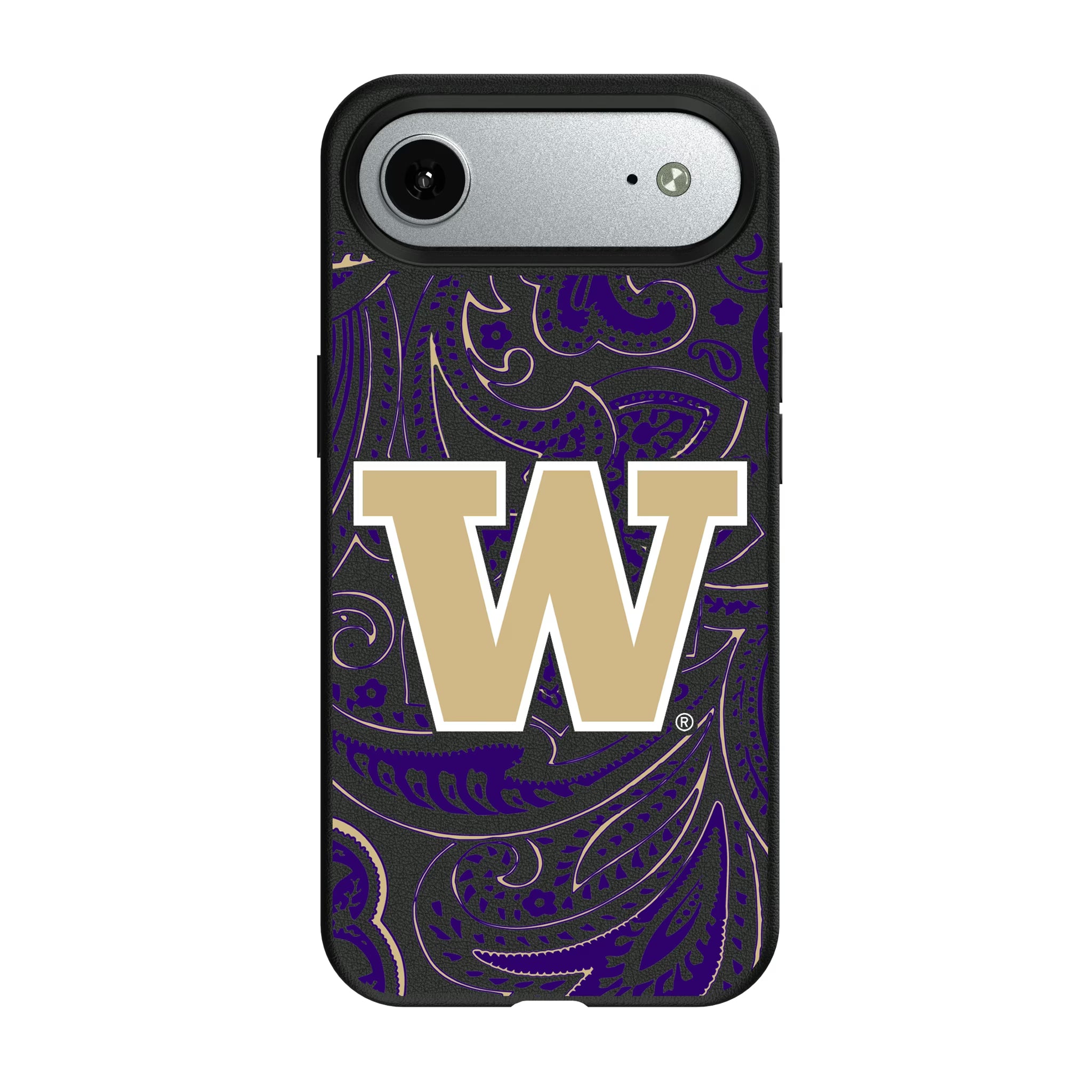 University of Washington Huskies Paisley iPhone MagSafe Compatible Phone Case for Apple iPhone#Device_iPhone Air