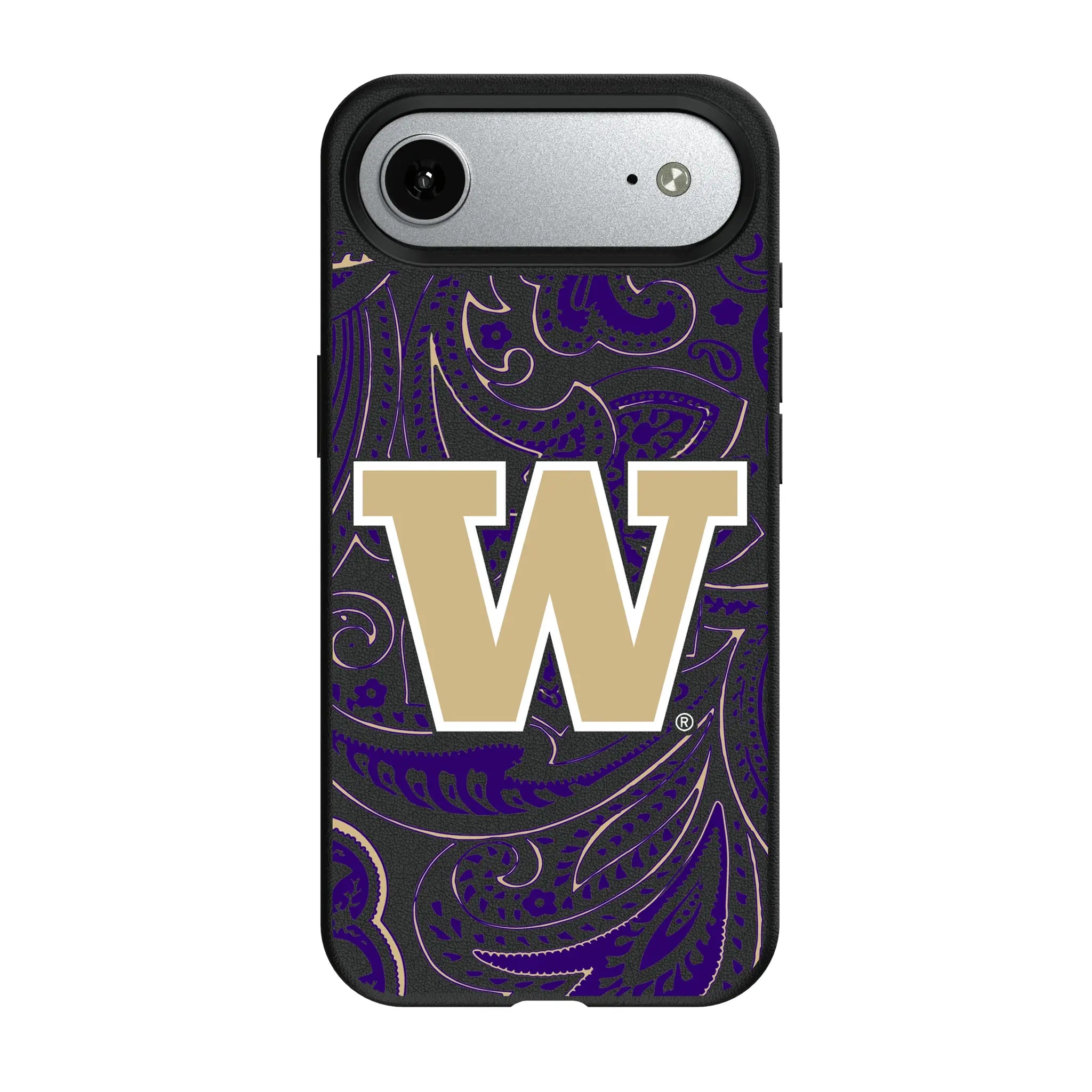 University of Washington Huskies Paisley iPhone MagSafe Compatible Phone Case for Apple iPhone#Device_iPhone Air