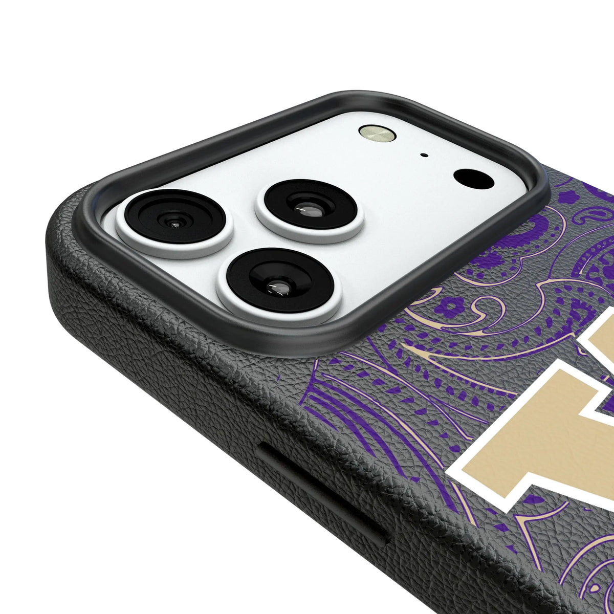 University of Washington Huskies Paisley iPhone MagSafe Compatible Phone Case for Apple iPhone - Detail#Device_iPhone 18 Pro Max