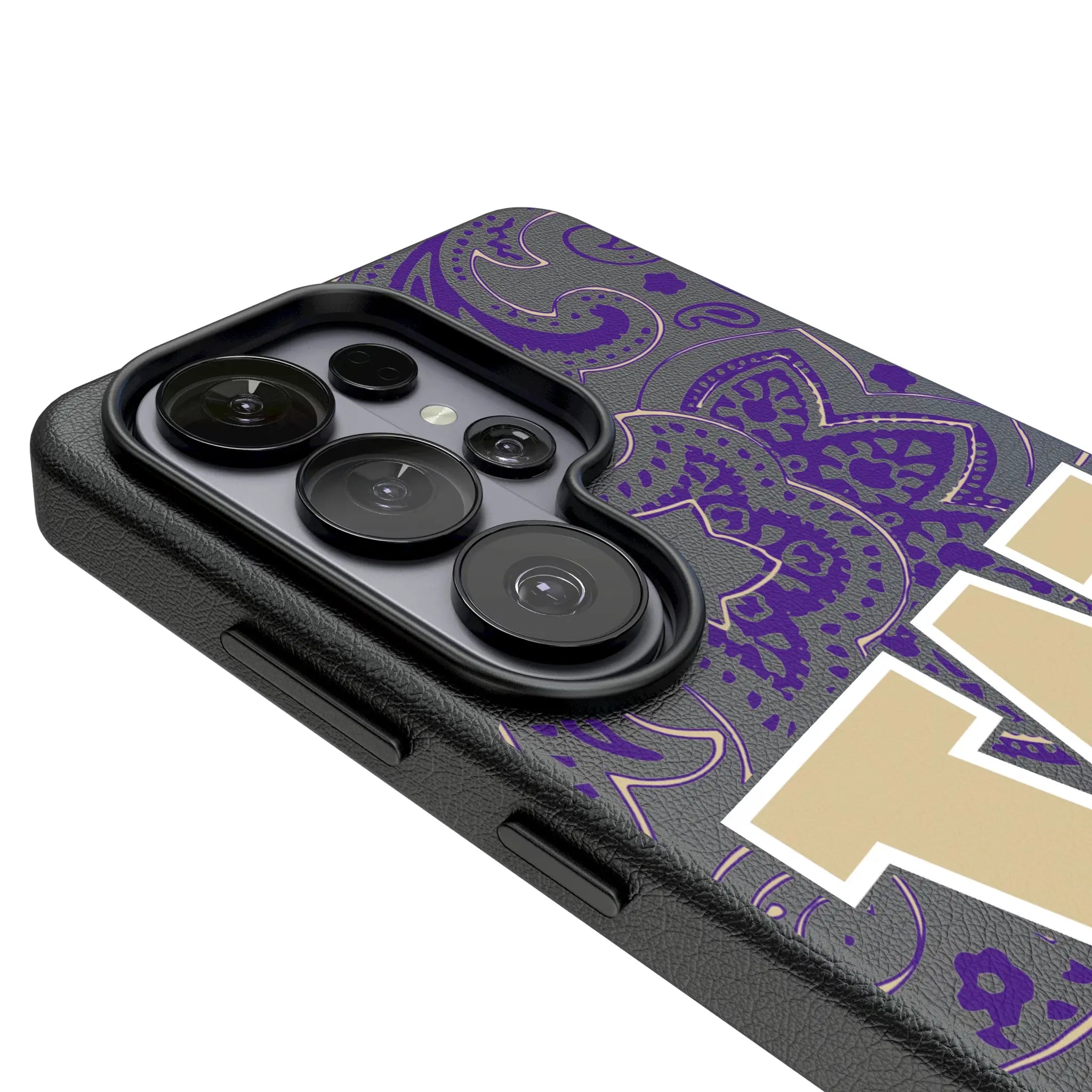 University of Washington Huskies Paisley Galaxy MagSafe Compatible Phone Case for Samsung Galaxy - Detail#Device_Galaxy S26 Ultra
