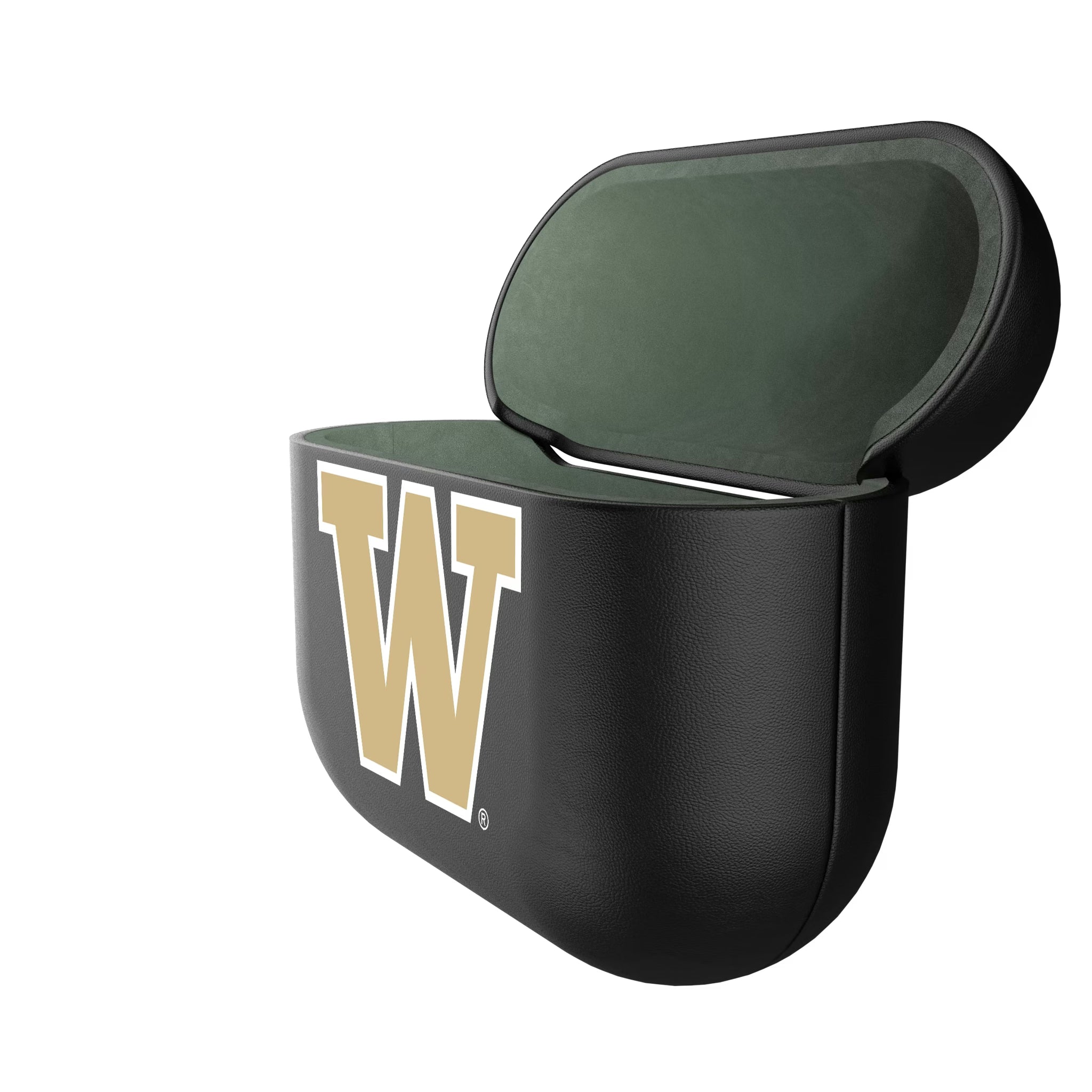 University of Washington Huskies Personalized Insignia AirPods AirPod Case Cover - Isometric View#Device_AirPods 3rd Gen