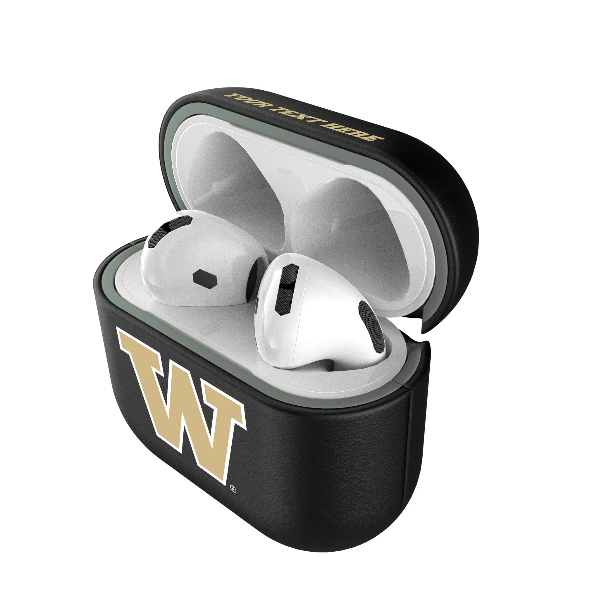 University of Washington Huskies Personalized Insignia AirPods AirPod Case Cover#Device_AirPods 4