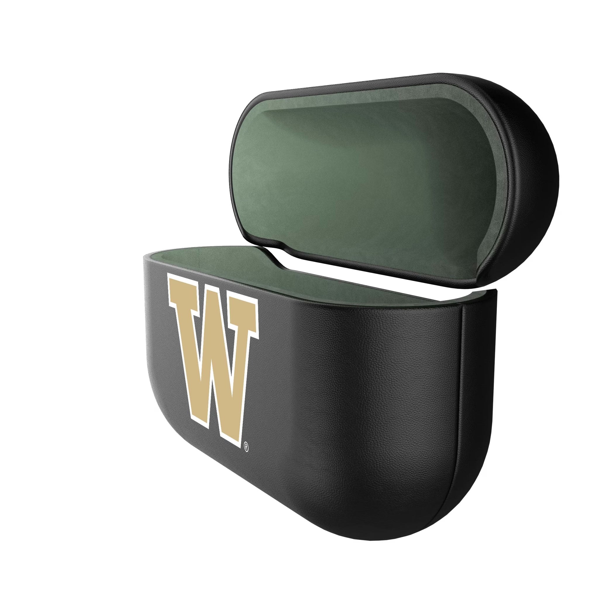 University of Washington Huskies Personalized Insignia AirPods AirPod Case Cover - Isometric View#Device_AirPods Pro 1st Gen
