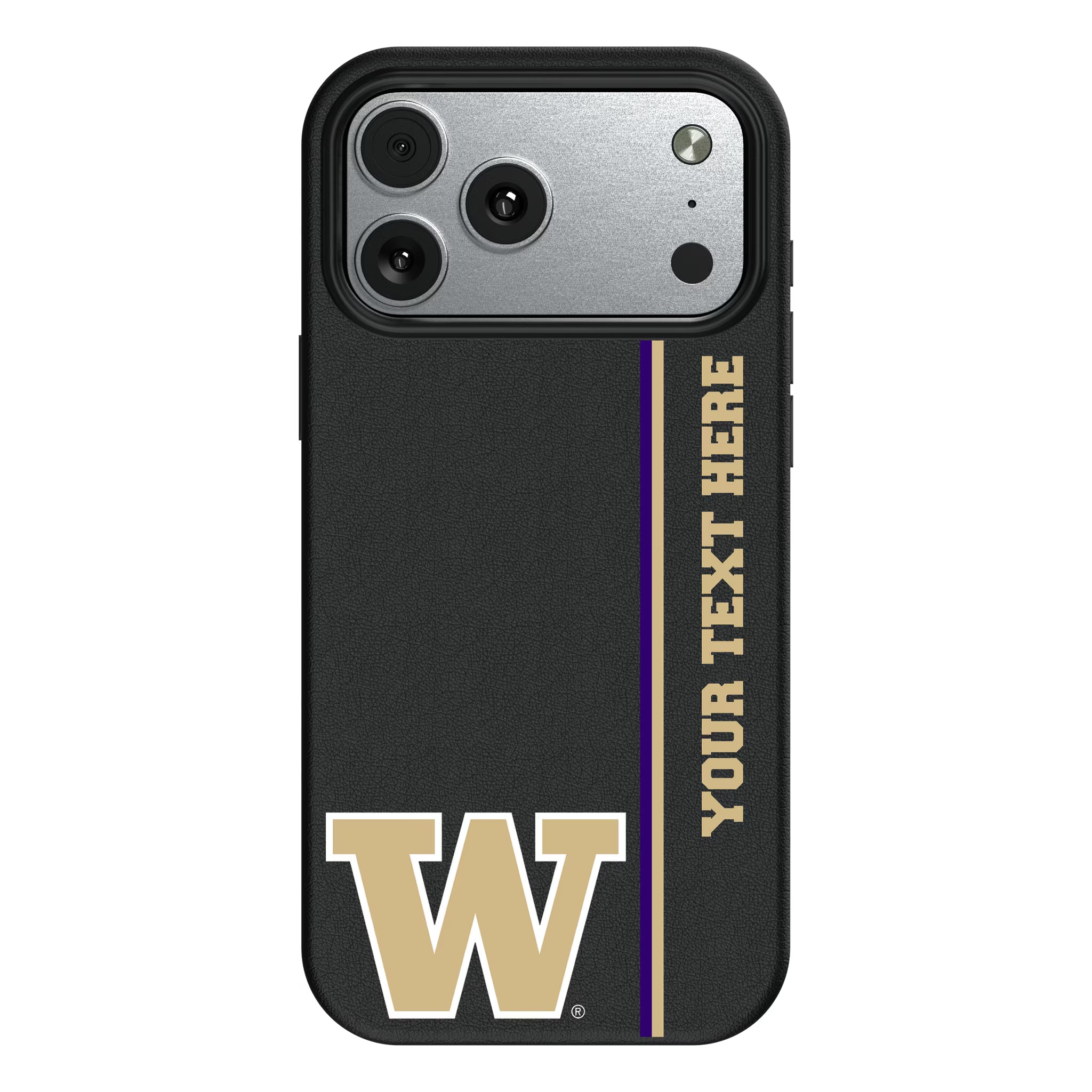 University of Washington Huskies Personalized Sidebard iPhone MagSafe Compatible Phone Case for Apple iPhone#Device_iPhone 17 Pro Max
