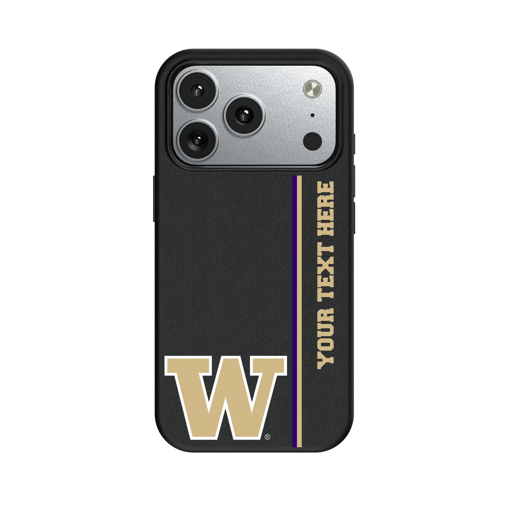 University of Washington Huskies Personalized Sidebard iPhone MagSafe Compatible Phone Case for Apple iPhone#Device_iPhone 17 Pro
