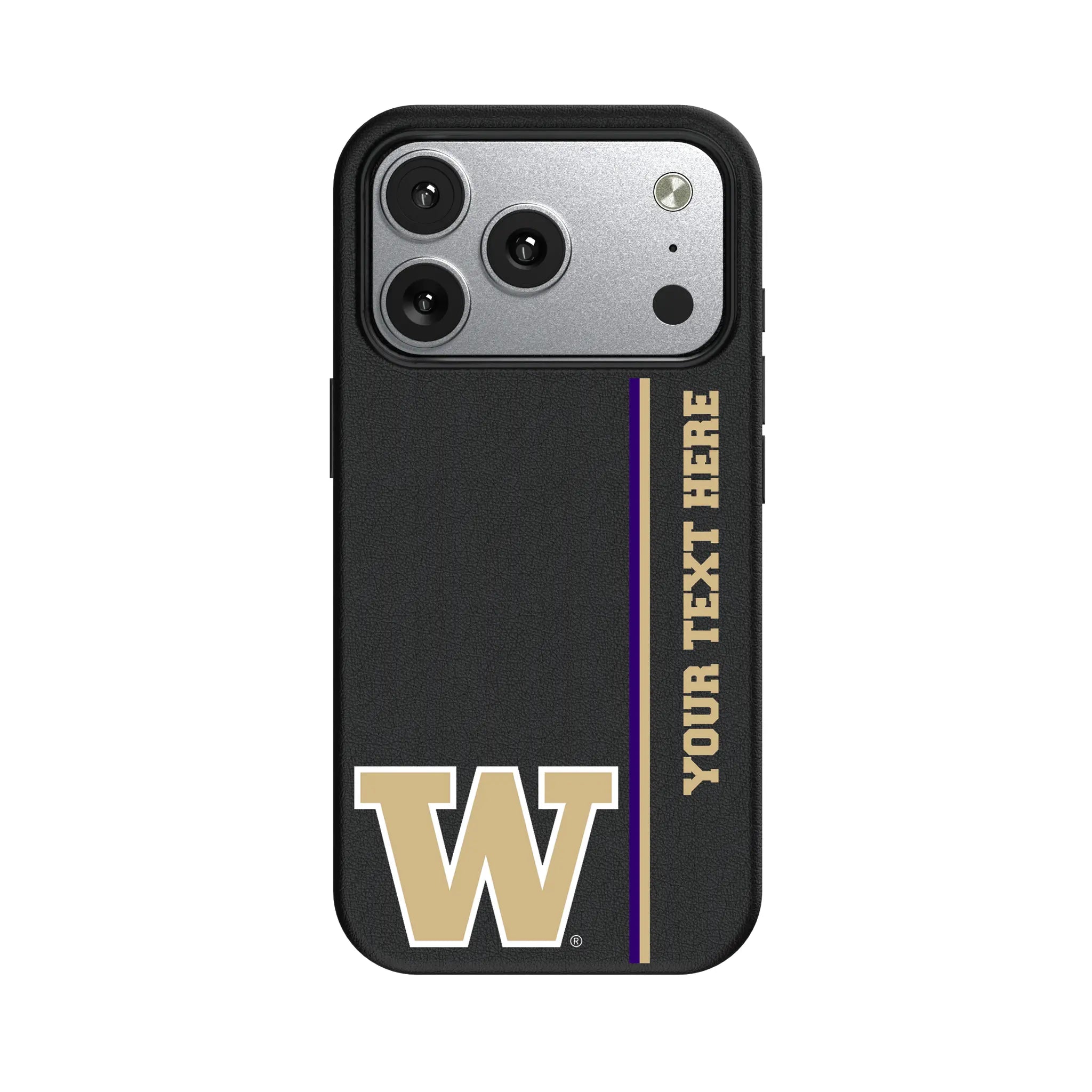 University of Washington Huskies Personalized Sidebard iPhone MagSafe Compatible Phone Case for Apple iPhone#Device_iPhone 17 Pro