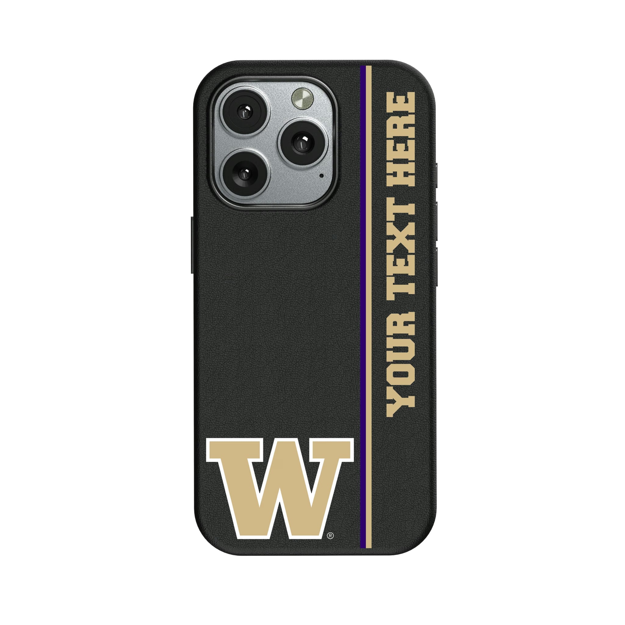 University of Washington Huskies Personalized Sidebard iPhone MagSafe Compatible Phone Case for Apple iPhone