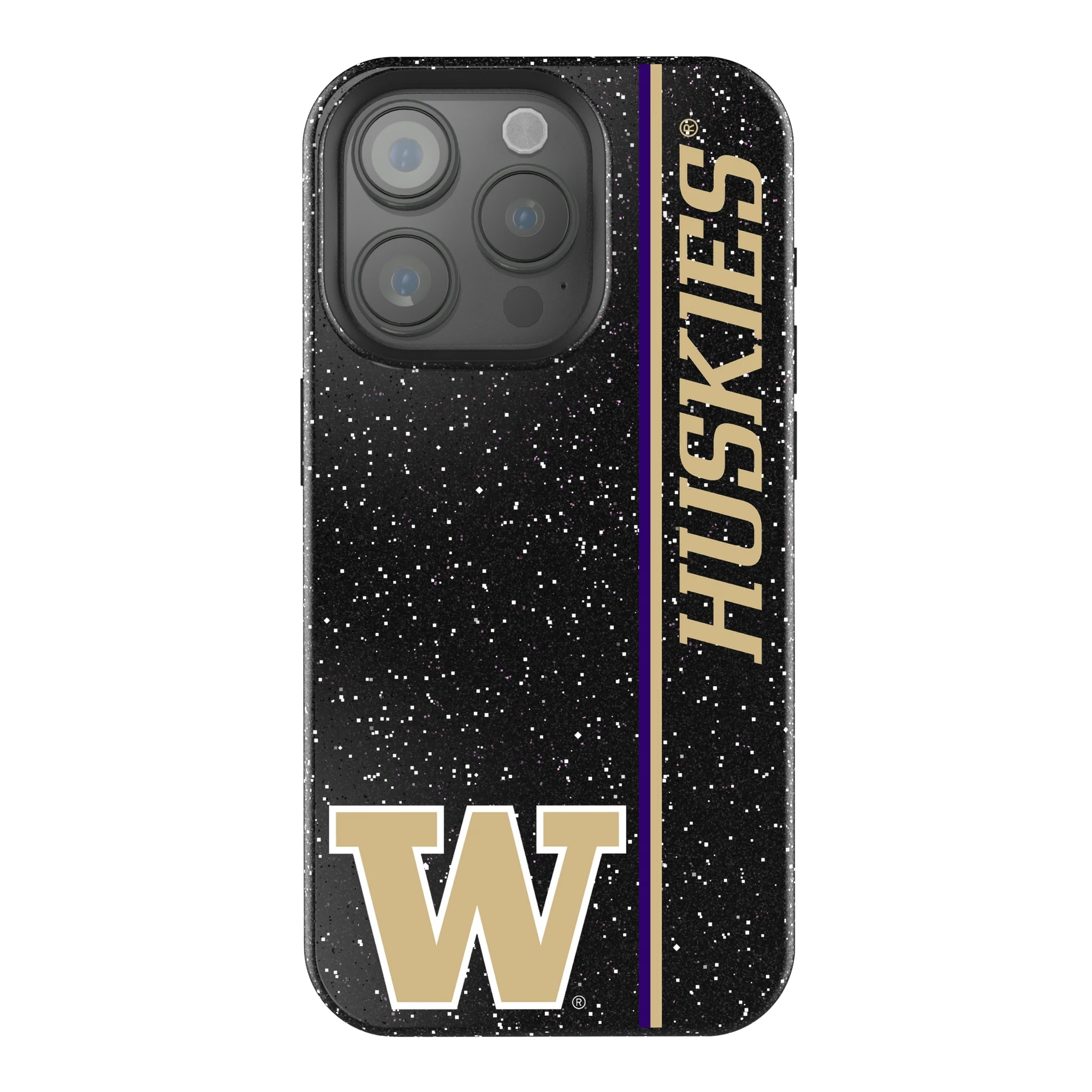 University of Washington Huskies Sidebar iPhone Bling Phone Case for Apple iPhone