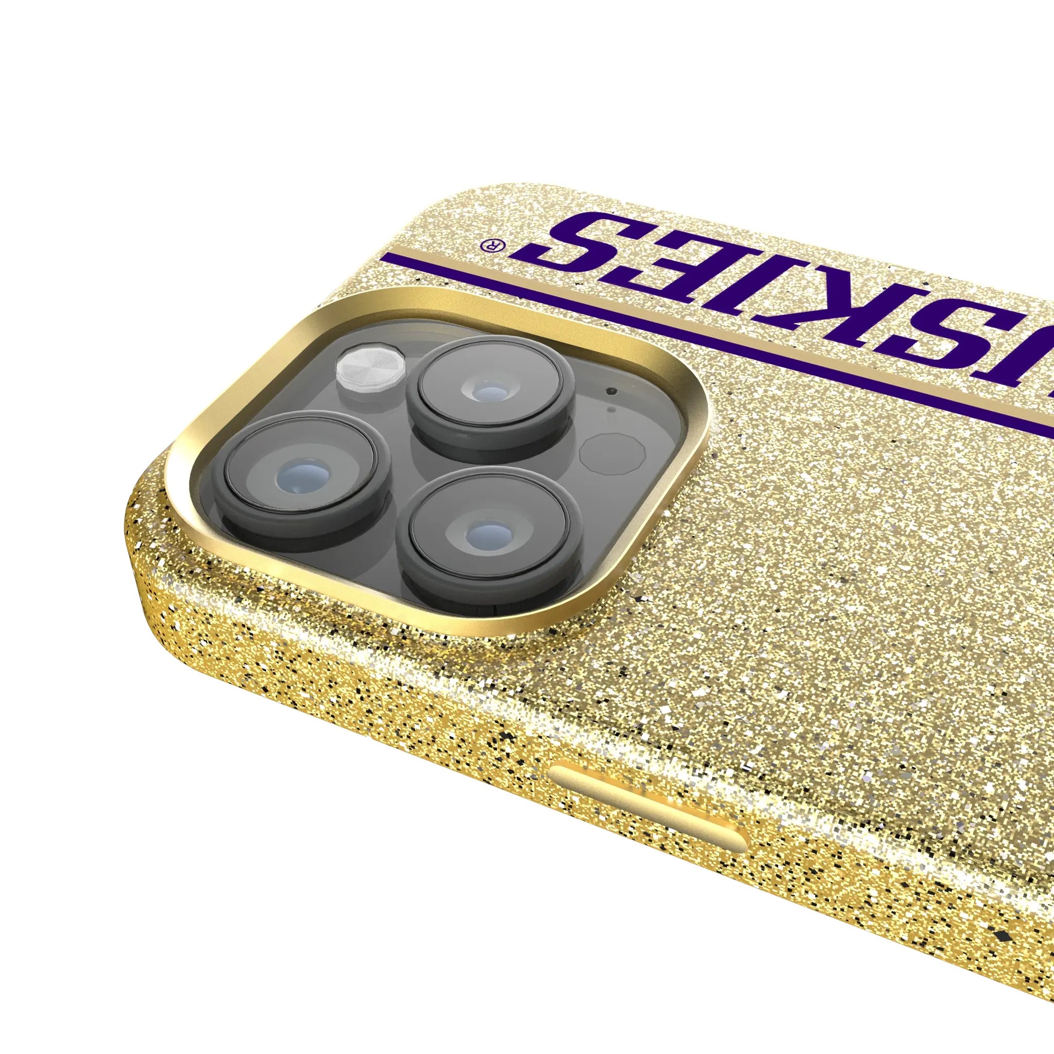 University of Washington Huskies Sidebar iPhone Bling Phone Case for Apple iPhone - Detail