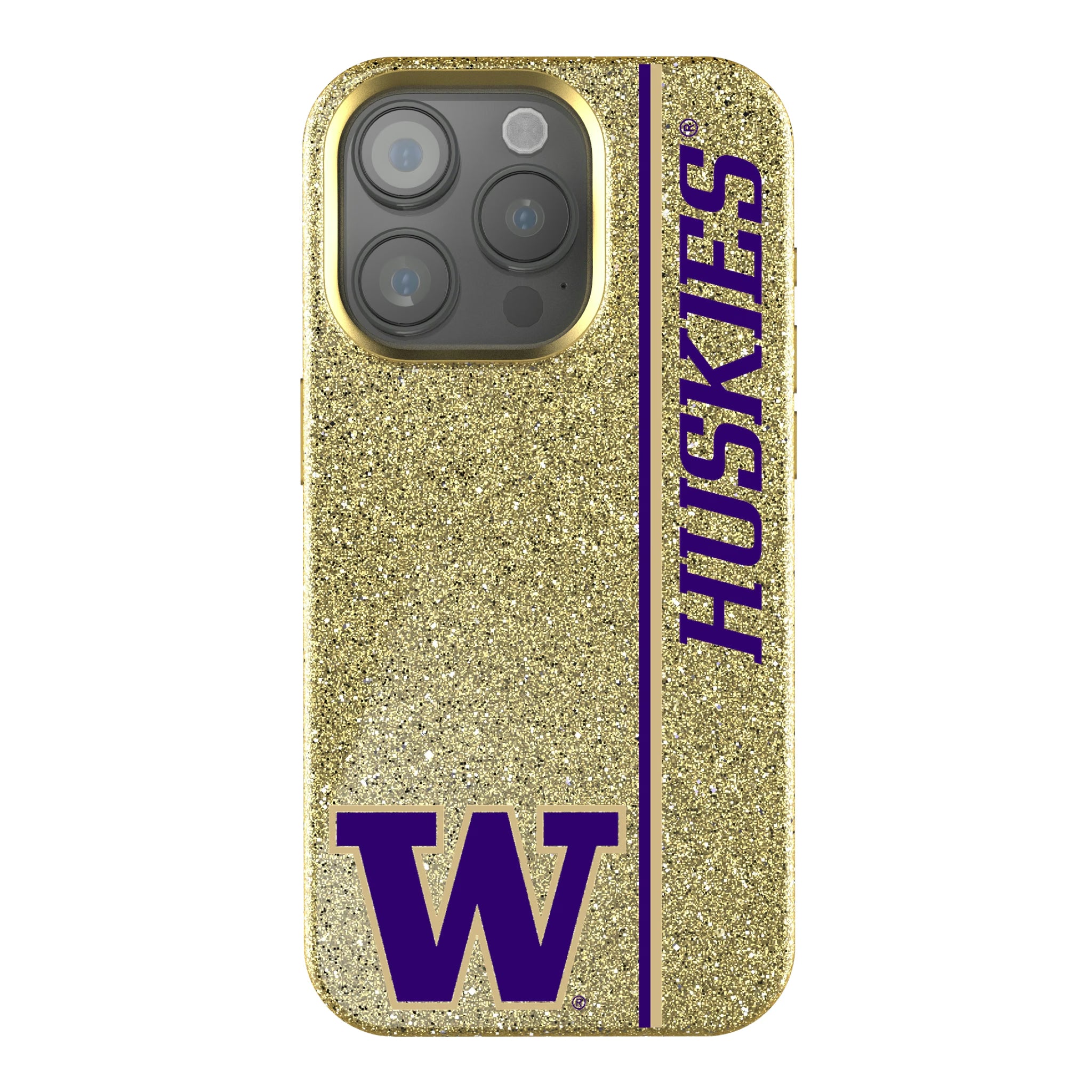 University of Washington Huskies Sidebar iPhone Bling Phone Case for Apple iPhone