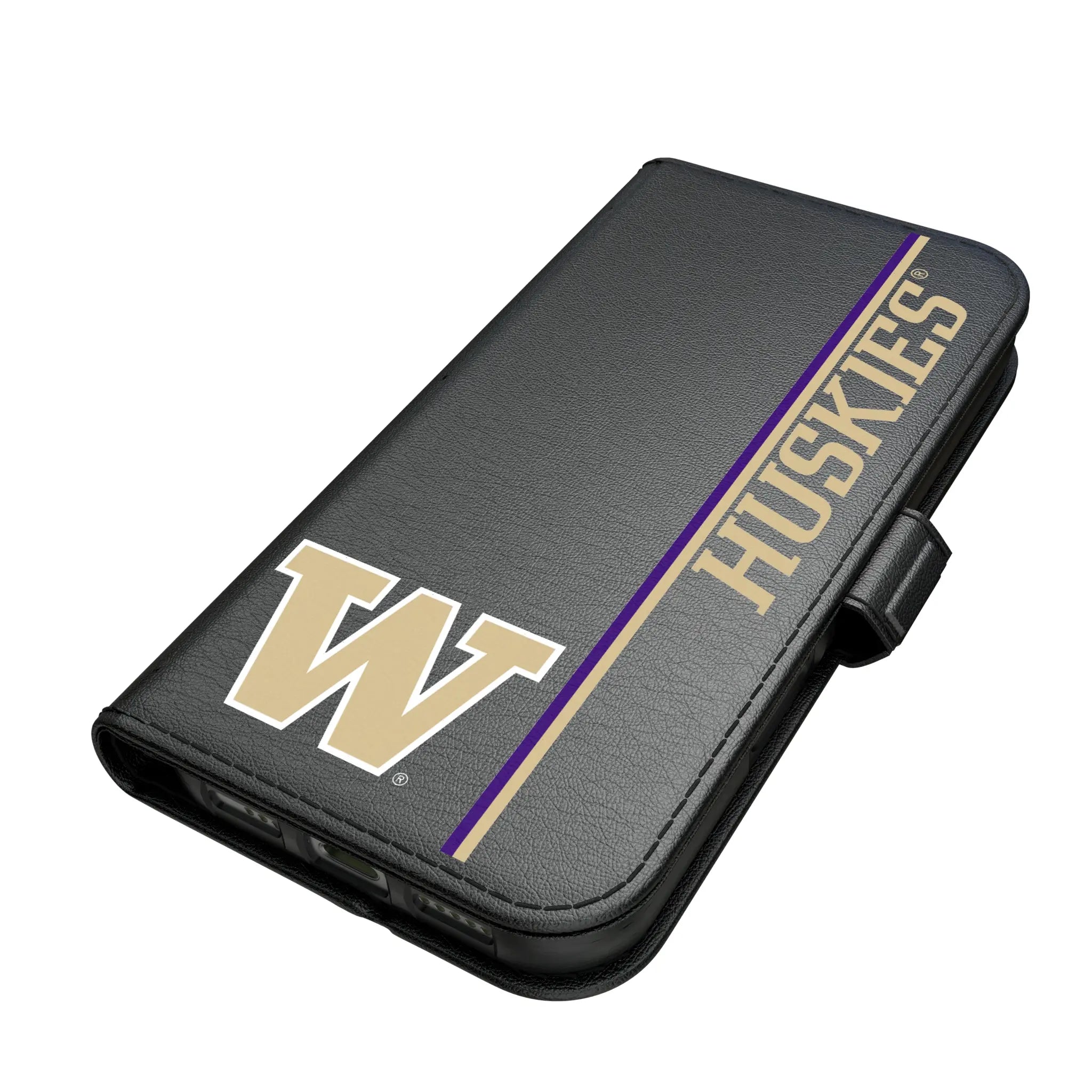 University of Washington Huskies Sidebar iPhone Folio Phone Case for Apple iPhone#Device_iPhone 17 Pro