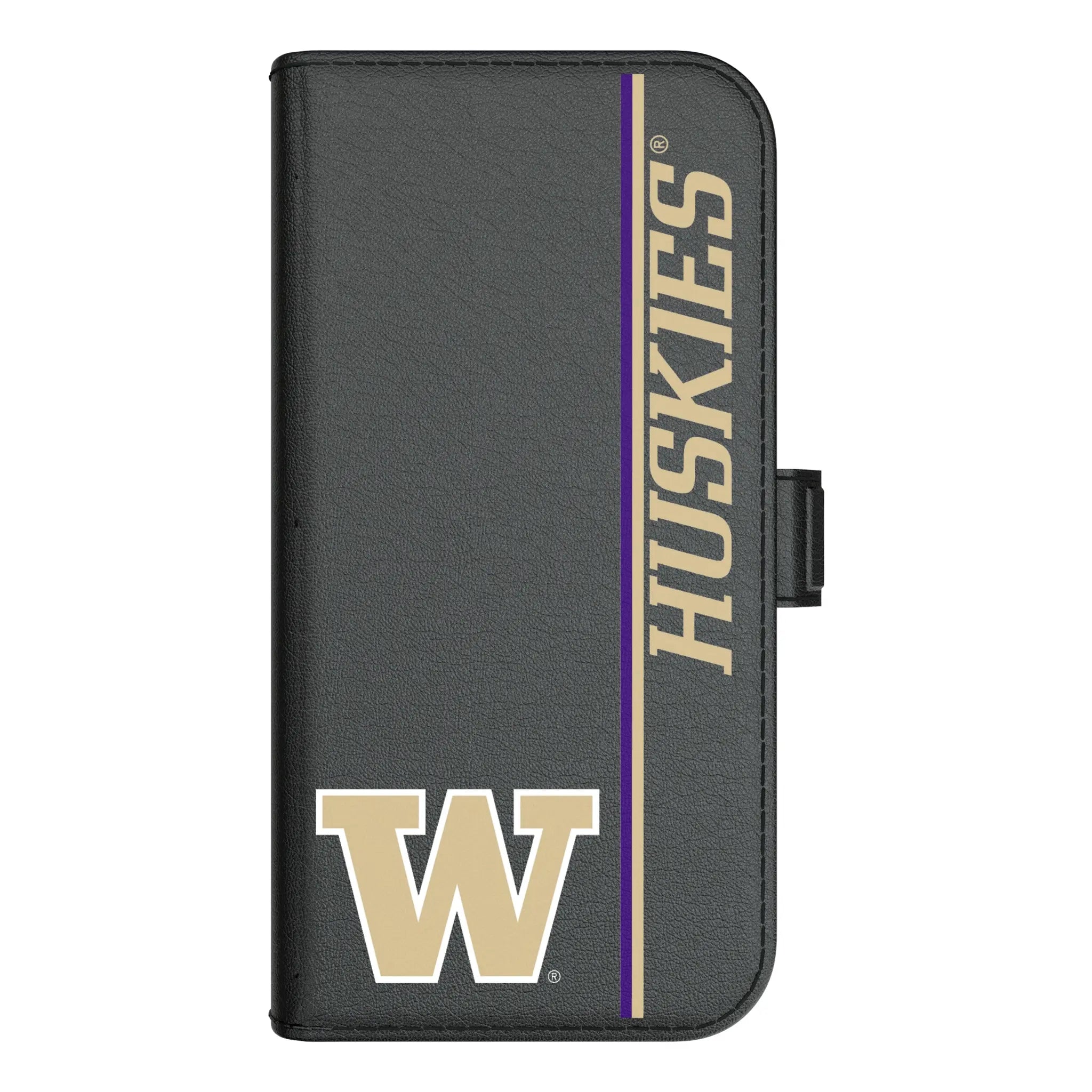 University of Washington Huskies Sidebar iPhone Folio Phone Case for Apple iPhone#Device_iPhone 17 Pro