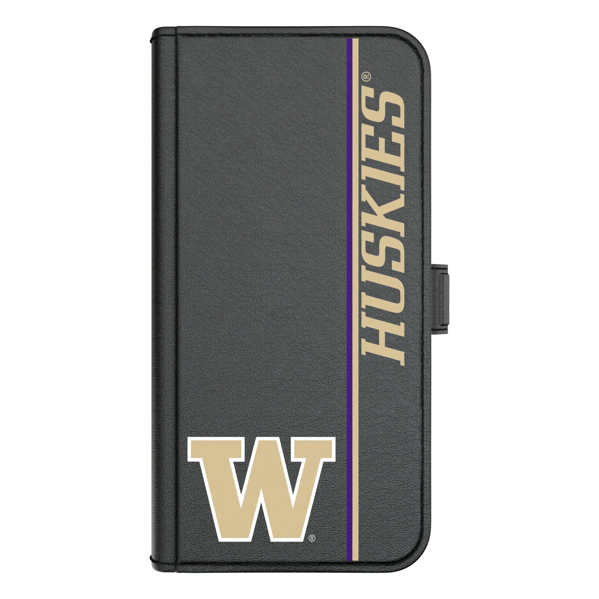 University of Washington Huskies Sidebar iPhone Folio Phone Case for Apple iPhone#Device_iPhone 17 Pro Max
