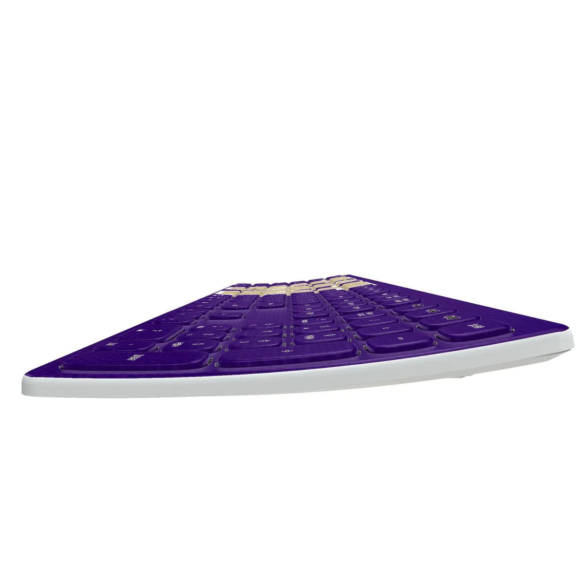 University of Washington Huskies Solid KKB605 Curved Wireless Keyboard