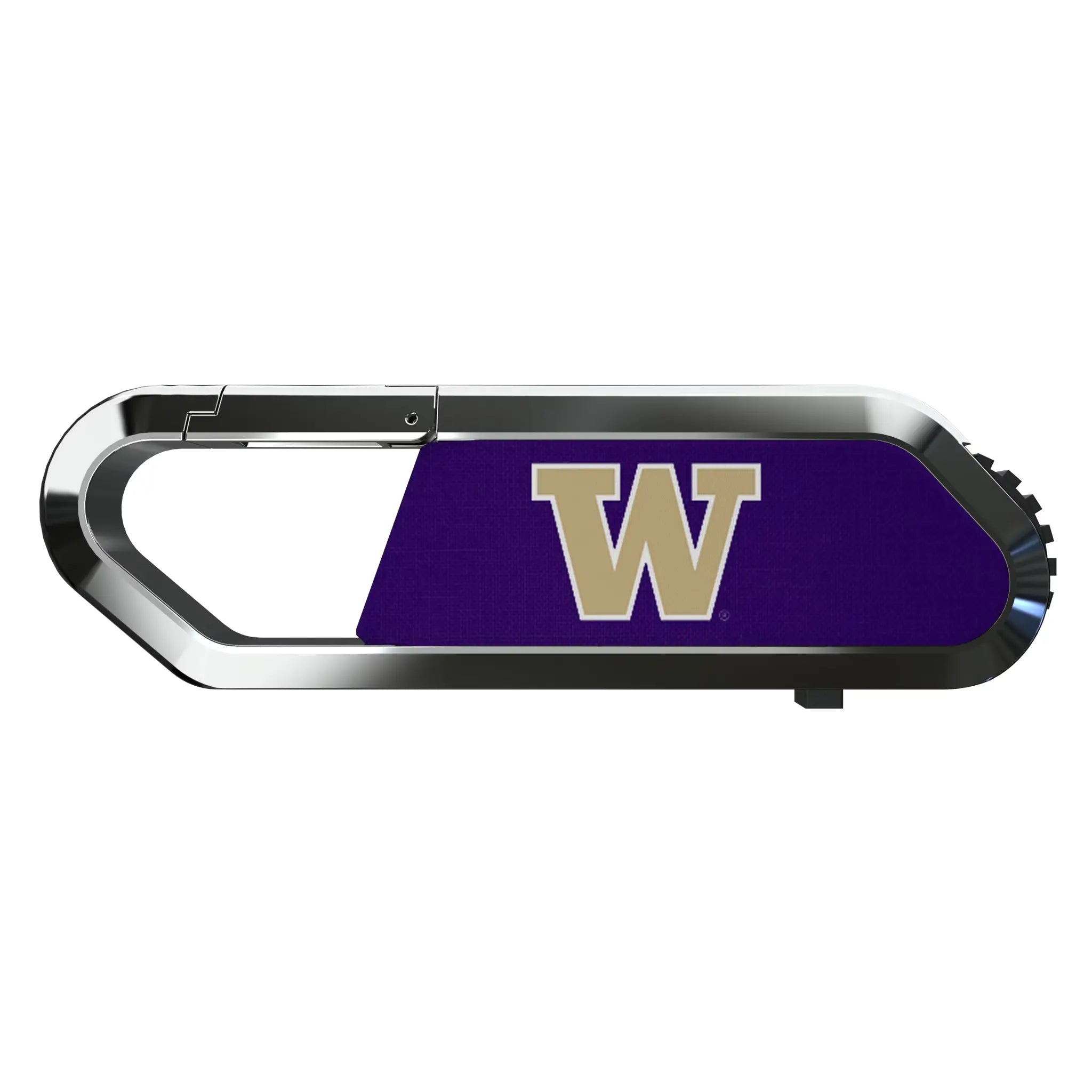 University of Washington Huskies Solid USB 64GB Clip Style Flash Drive