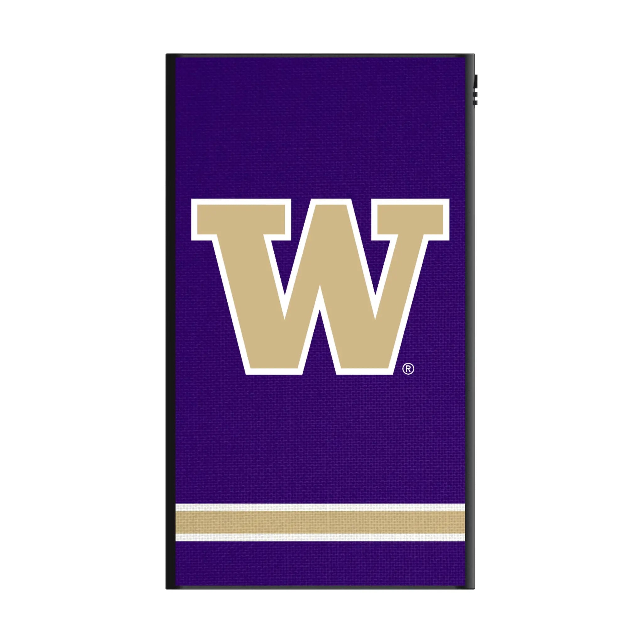 University of Washington Huskies Stripe 5000mAh Flat Power Bank
