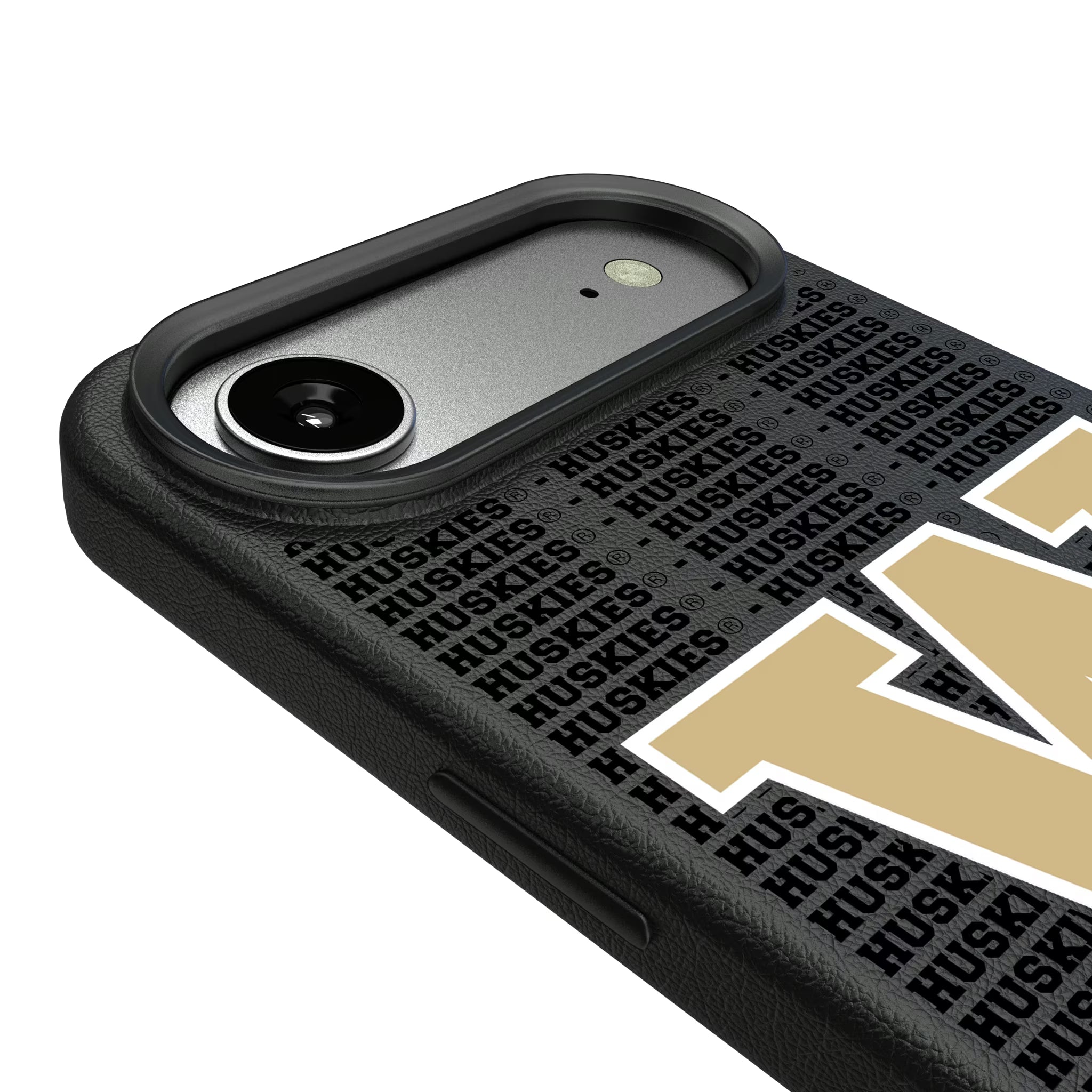 University of Washington Huskies Text Backdrop iPhone MagSafe Compatible Phone Case for Apple iPhone - Detail#Device_iPhone Air