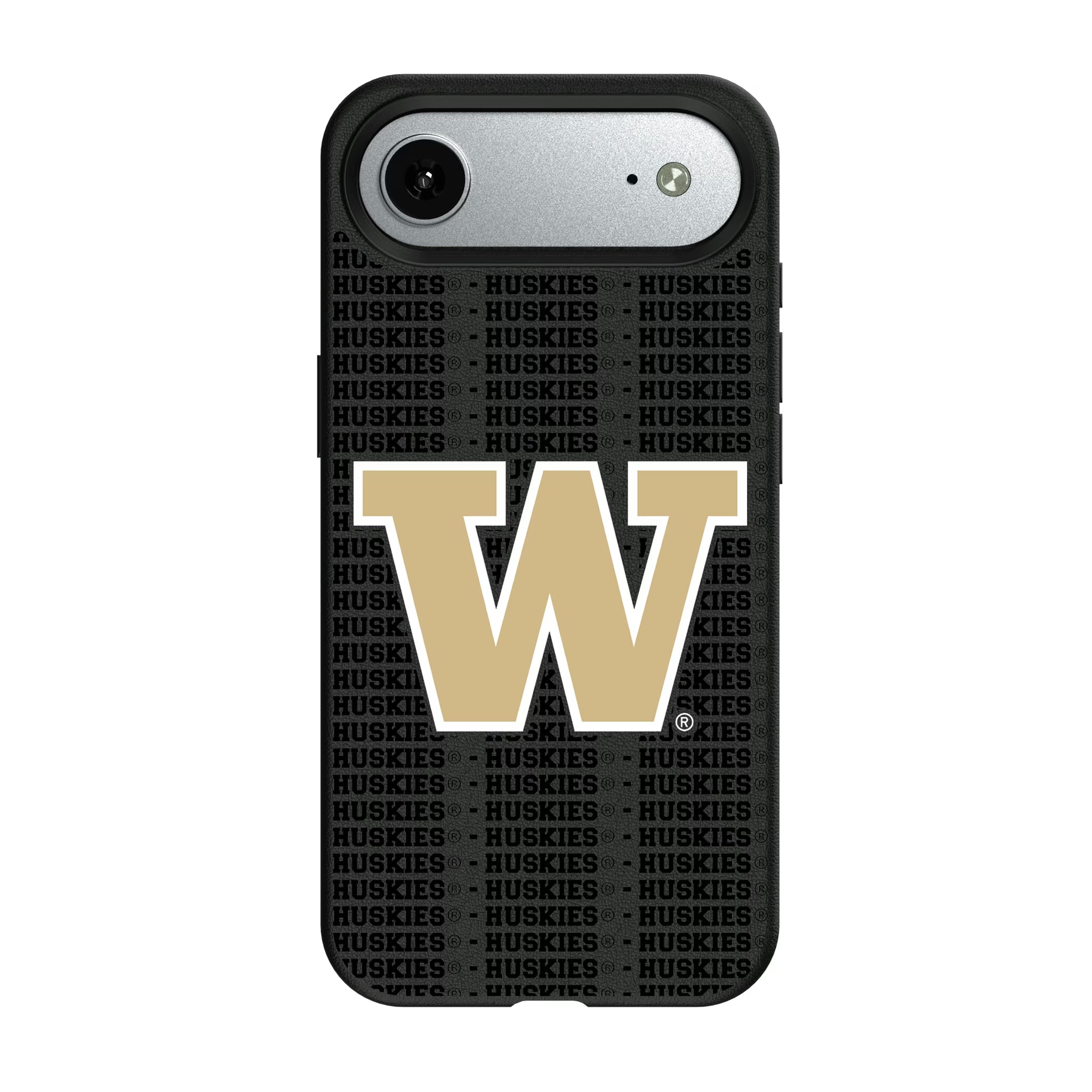 University of Washington Huskies Text Backdrop iPhone MagSafe Compatible Phone Case for Apple iPhone#Device_iPhone Air