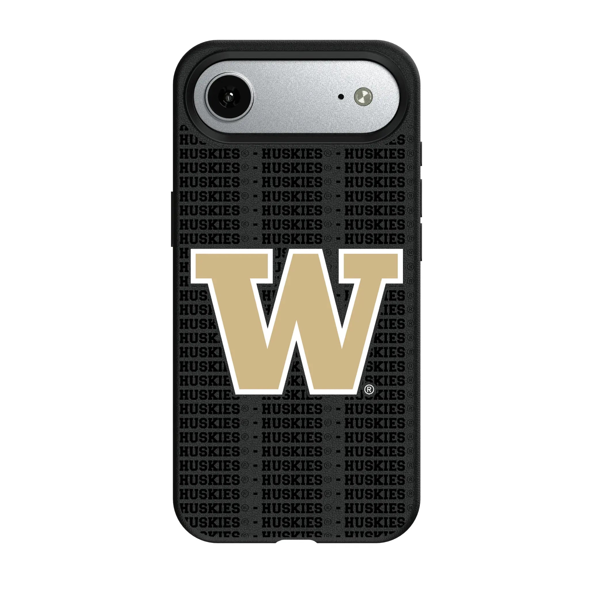 University of Washington Huskies Text Backdrop iPhone MagSafe Compatible Phone Case for Apple iPhone#Device_iPhone Air