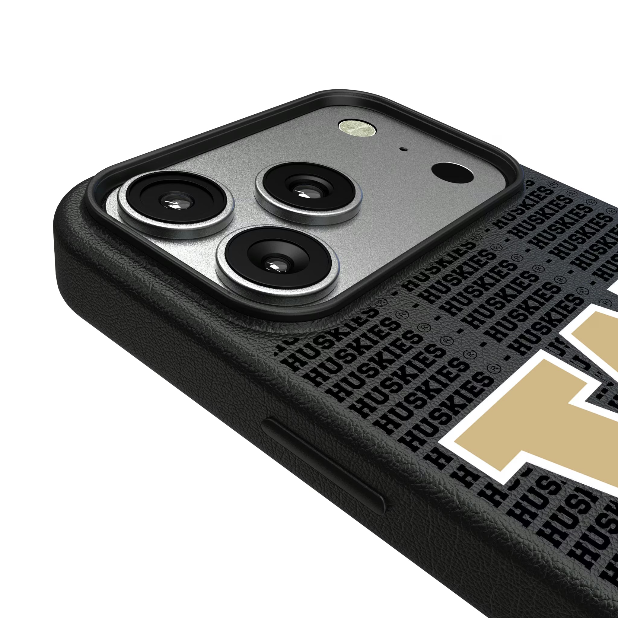 University of Washington Huskies Text Backdrop iPhone MagSafe Compatible Phone Case for Apple iPhone - Detail#Device_iPhone 17 Pro