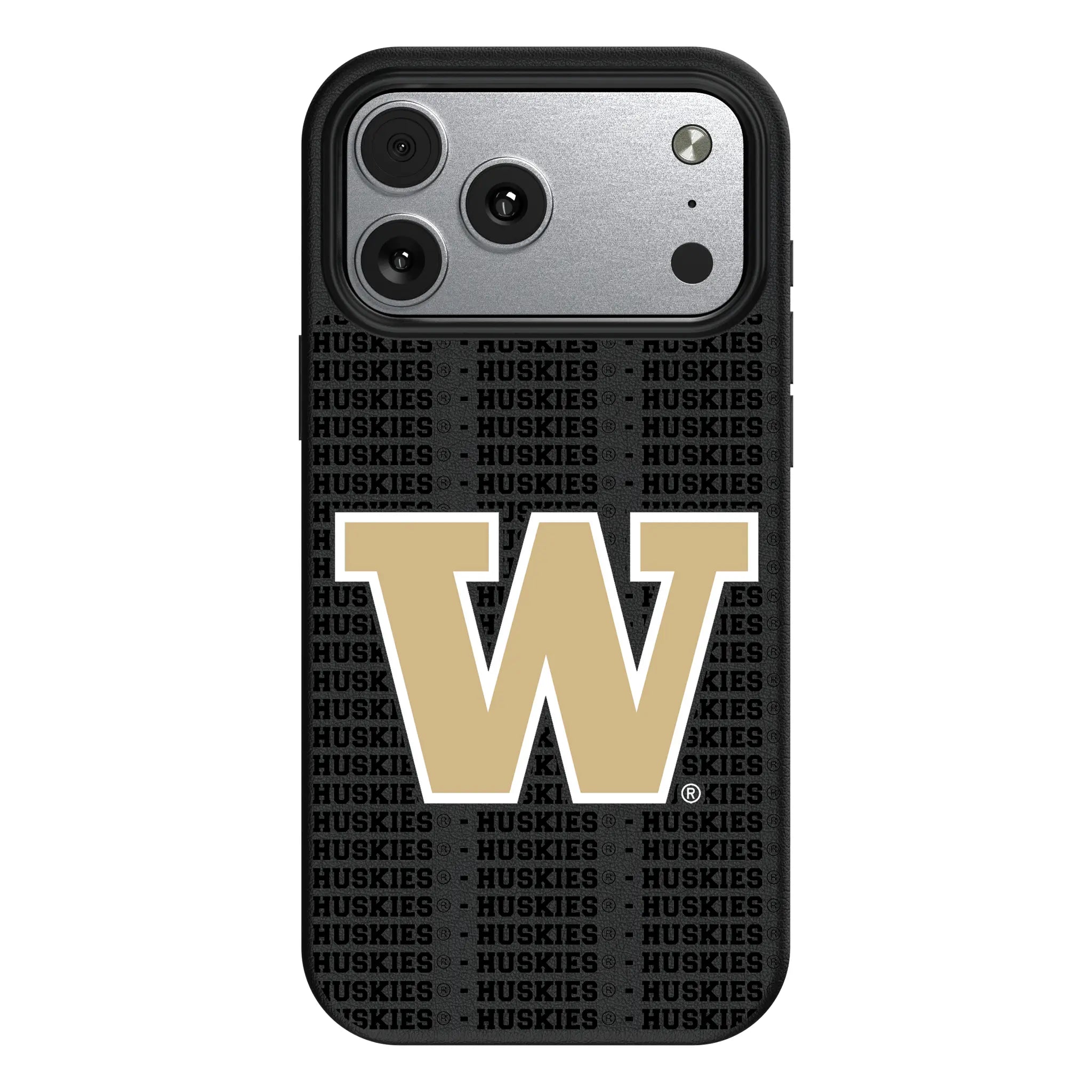 University of Washington Huskies Text Backdrop iPhone MagSafe Compatible Phone Case for Apple iPhone#Device_iPhone 17 Pro Max