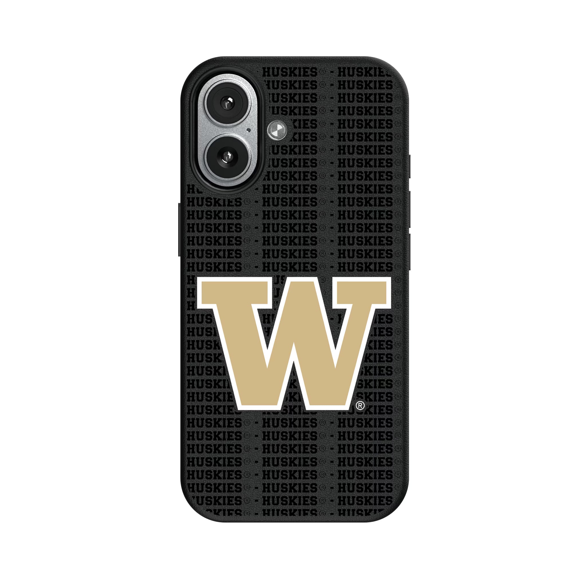 University of Washington Huskies Text Backdrop iPhone MagSafe Compatible Phone Case for Apple iPhone#Device_iPhone 17