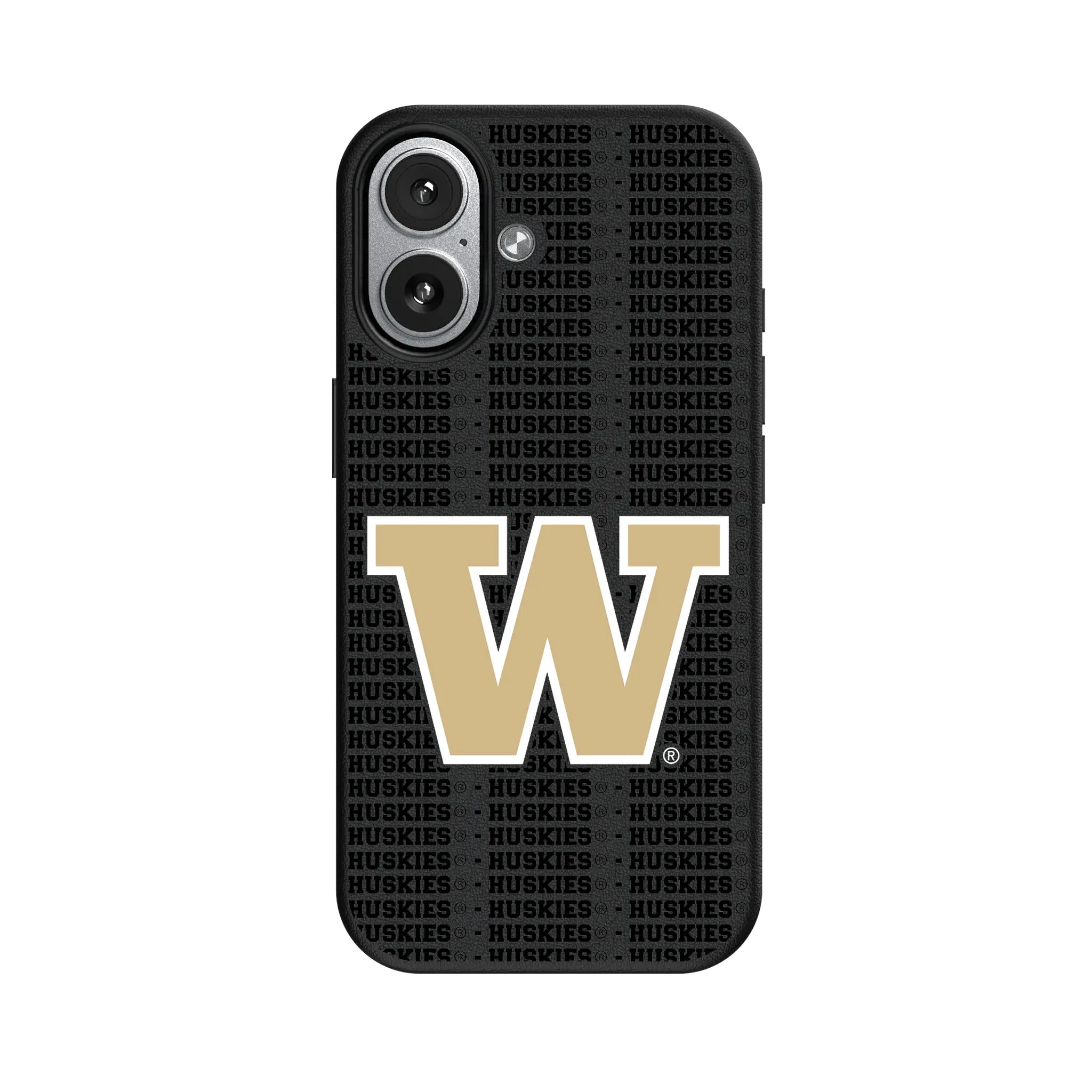 University of Washington Huskies Text Backdrop iPhone MagSafe Compatible Phone Case for Apple iPhone#Device_iPhone 17
