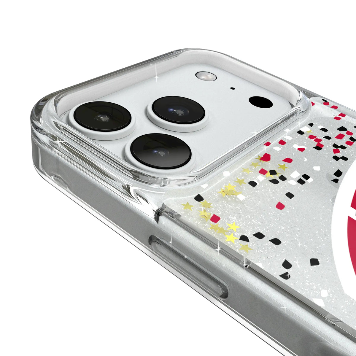 University of Wisconsin Badgers Confetti iPhone Glitter Phone Case for Apple iPhone - Detail#Device_iPhone 18 Pro