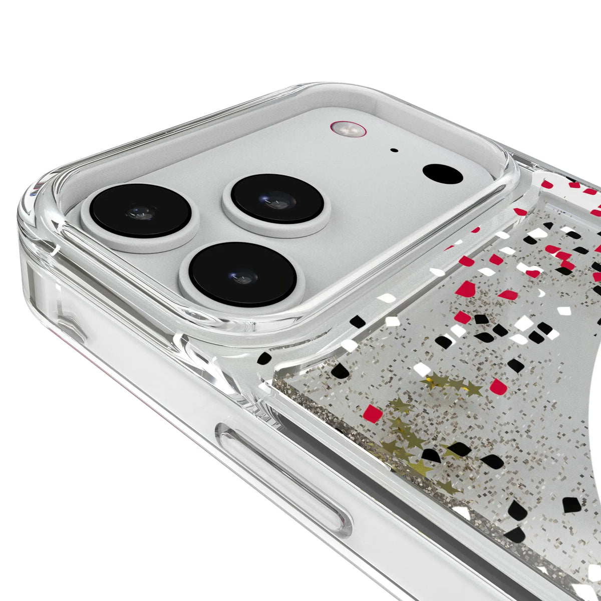 University of Wisconsin Badgers Confetti iPhone Glitter Phone Case for Apple iPhone - Detail#Device_iPhone 18 Pro Max