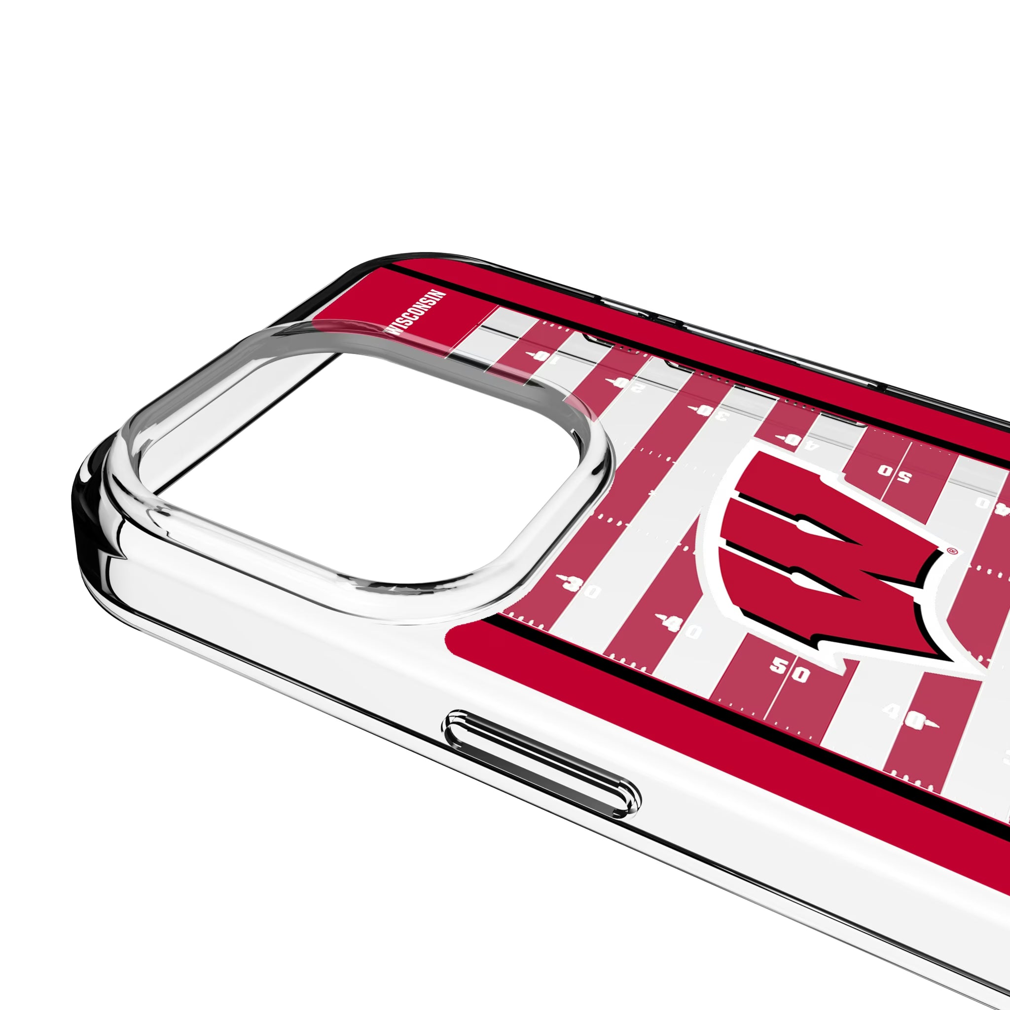 University of Wisconsin Badgers Field iPhone Clear Phone Case for Apple iPhone - Detail