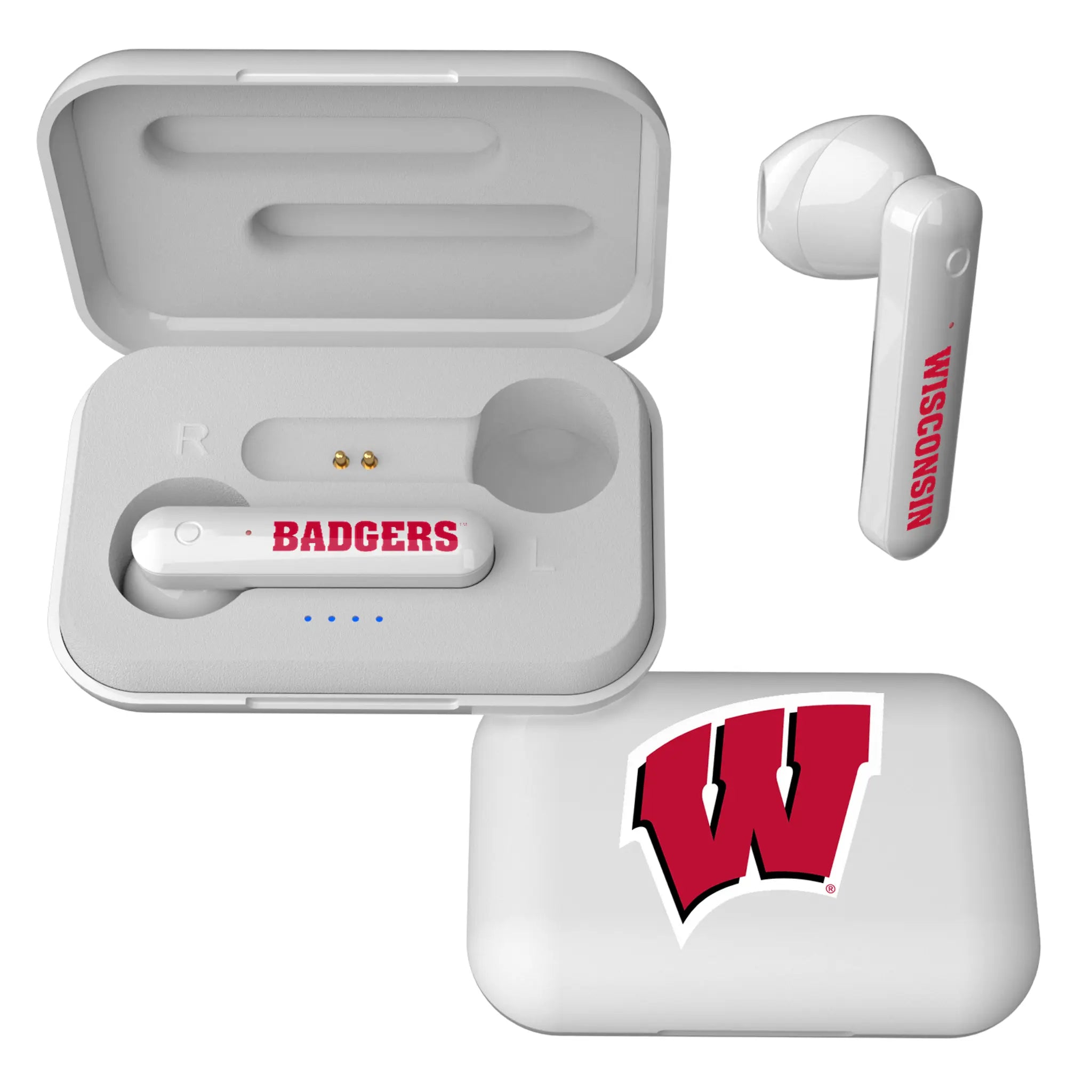 University of Wisconsin Badgers Insignia Wireless TWS Earbuds
