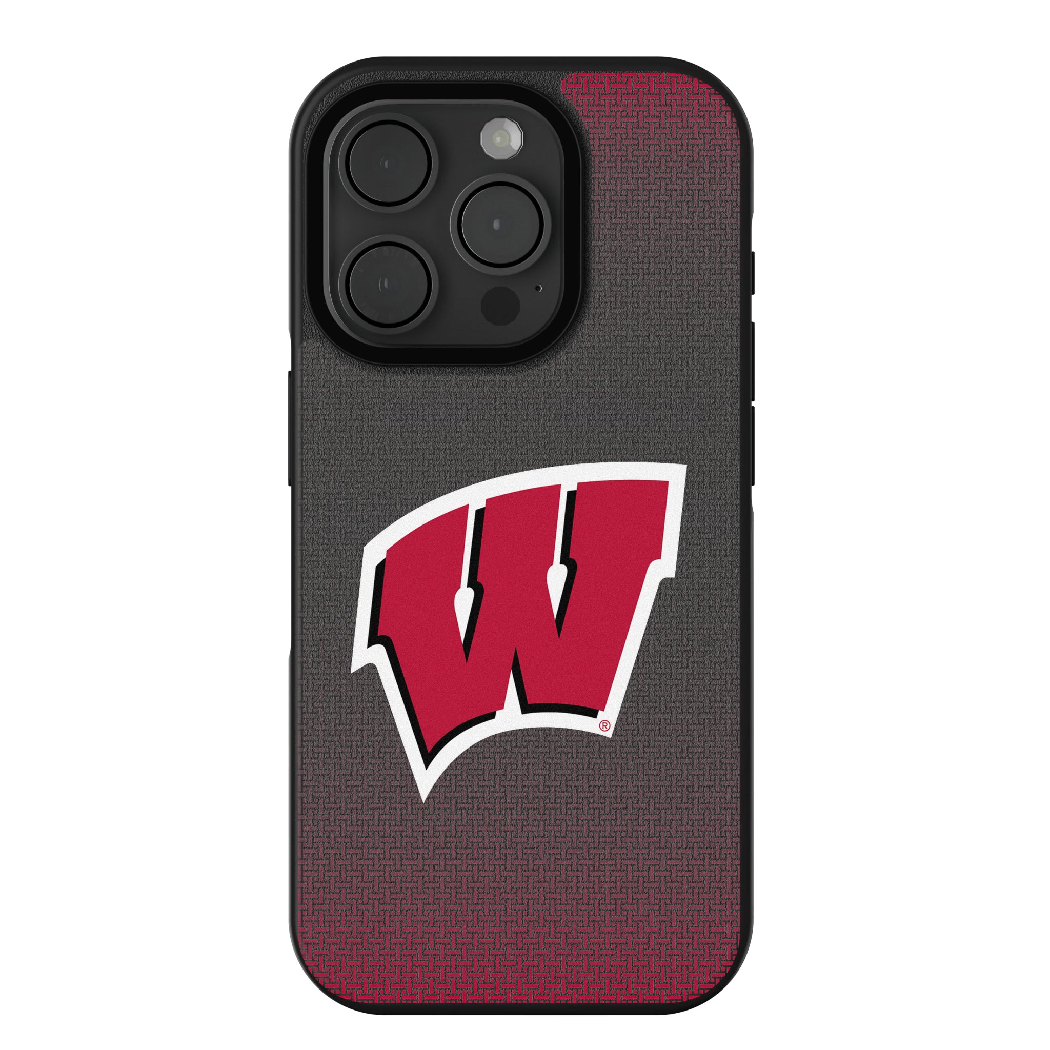 University of Wisconsin Badgers Linen iPhone Bump Phone Case for Apple iPhone