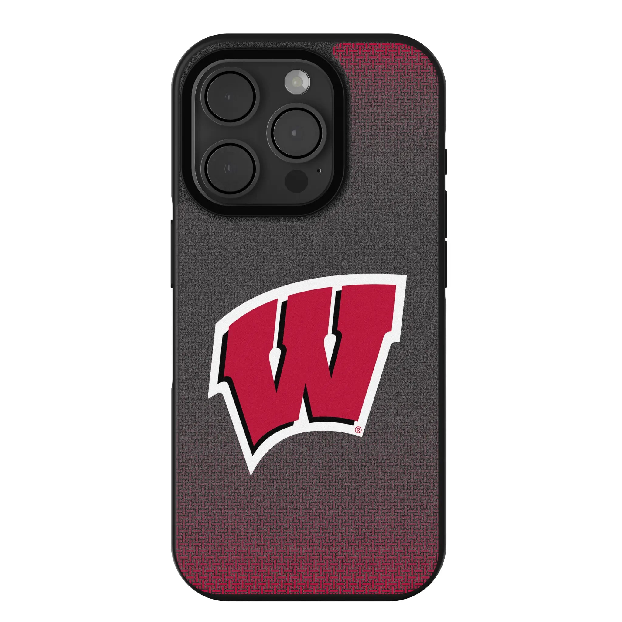 University of Wisconsin Badgers Linen iPhone Bump Phone Case for Apple iPhone