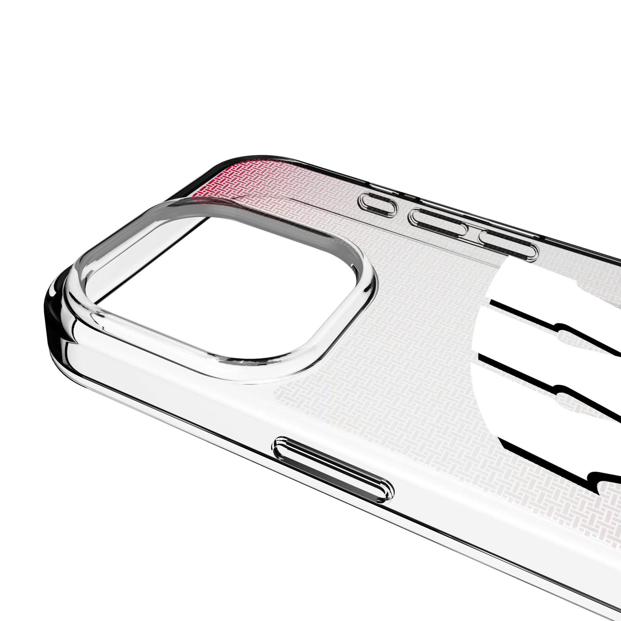University of Wisconsin Badgers Linen iPhone Clear Phone Case for Apple iPhone - Detail
