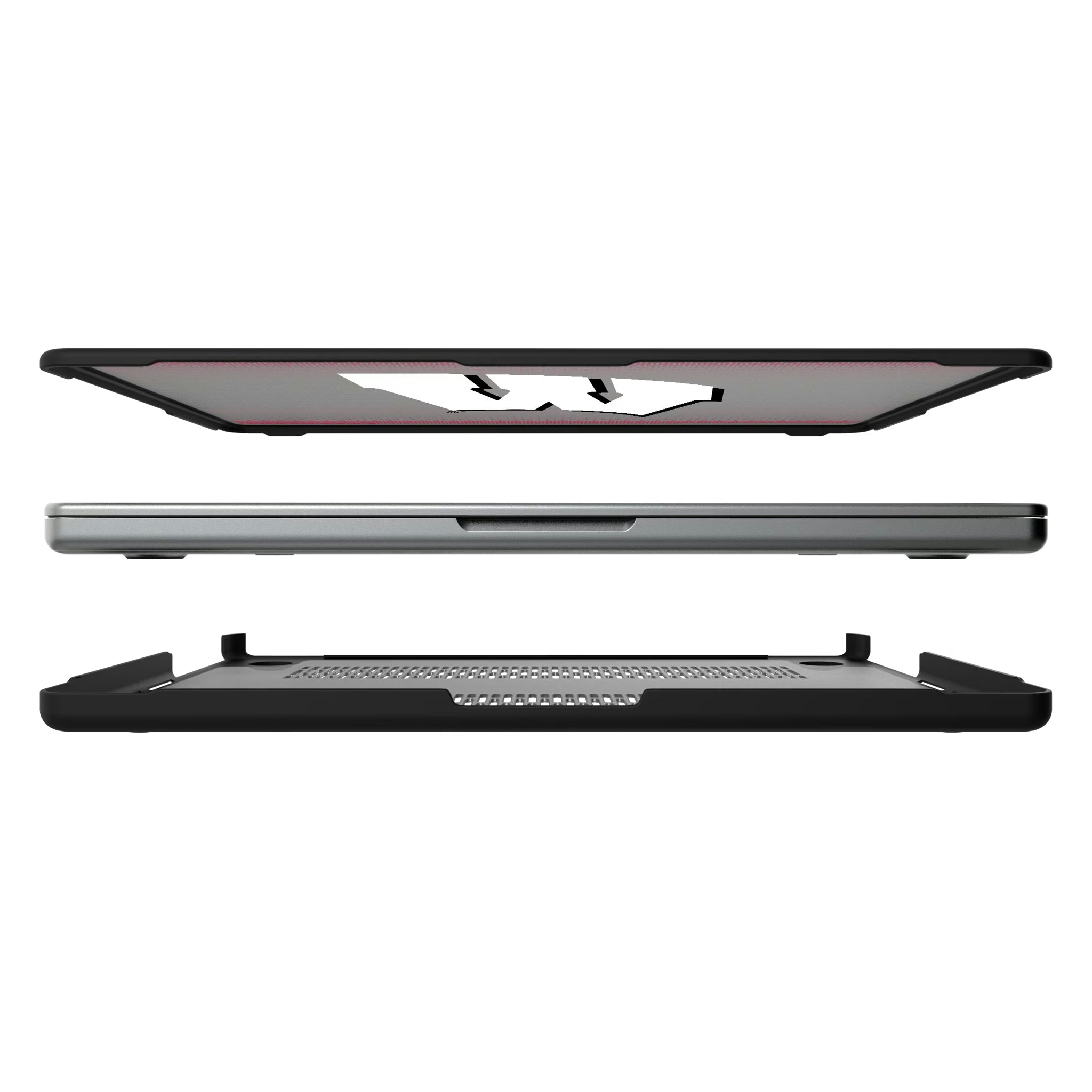 University of Wisconsin Badgers Linen MacBook Laptop Case for Apple MacBook#Device_MacBook Pro (14-inch, 2021) / MacBook Pro (14-inch, 2023) / MacBook Pro (14-inch, 2024)