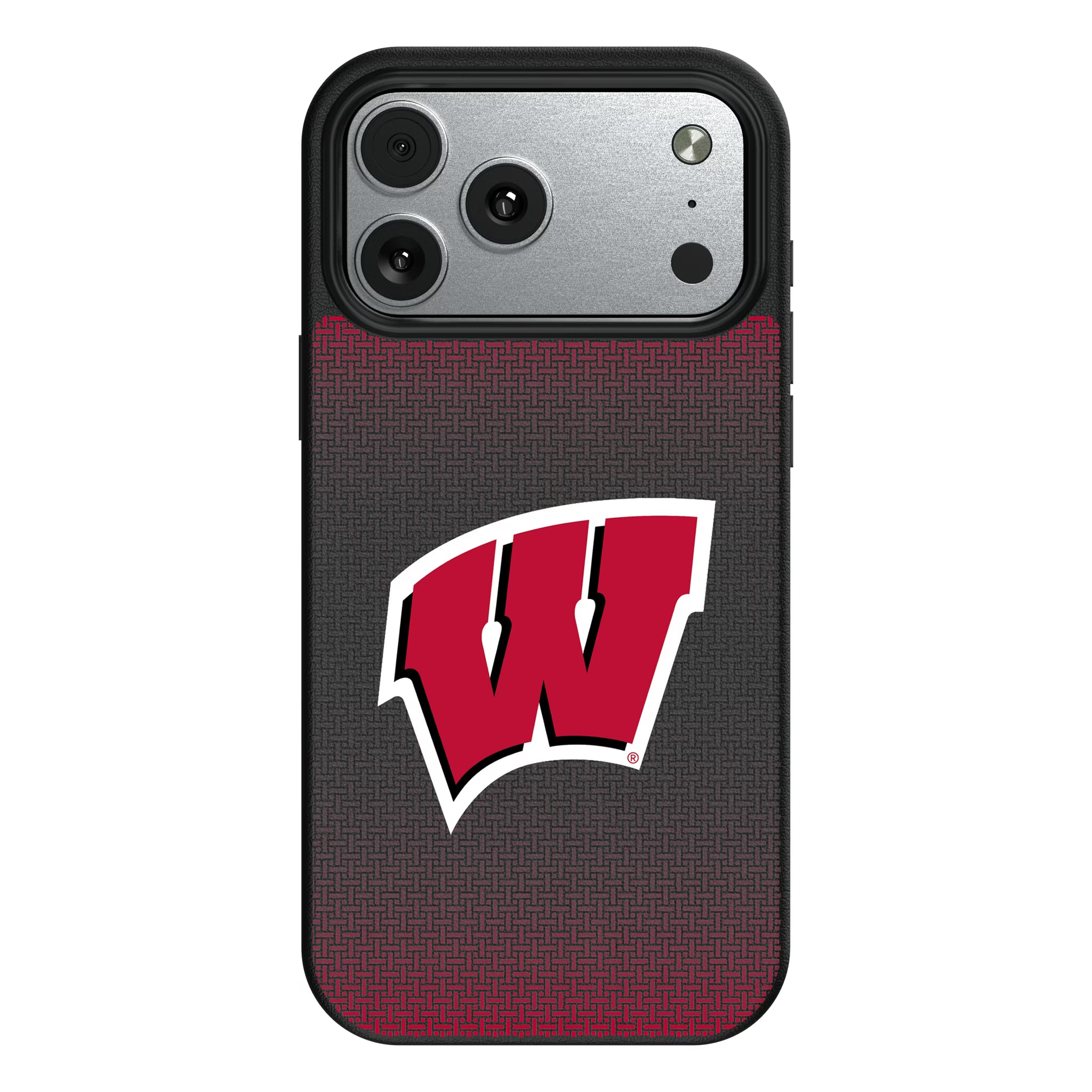 University of Wisconsin Badgers Linen iPhone MagSafe Compatible Phone Case for Apple iPhone#Device_iPhone 17 Pro Max
