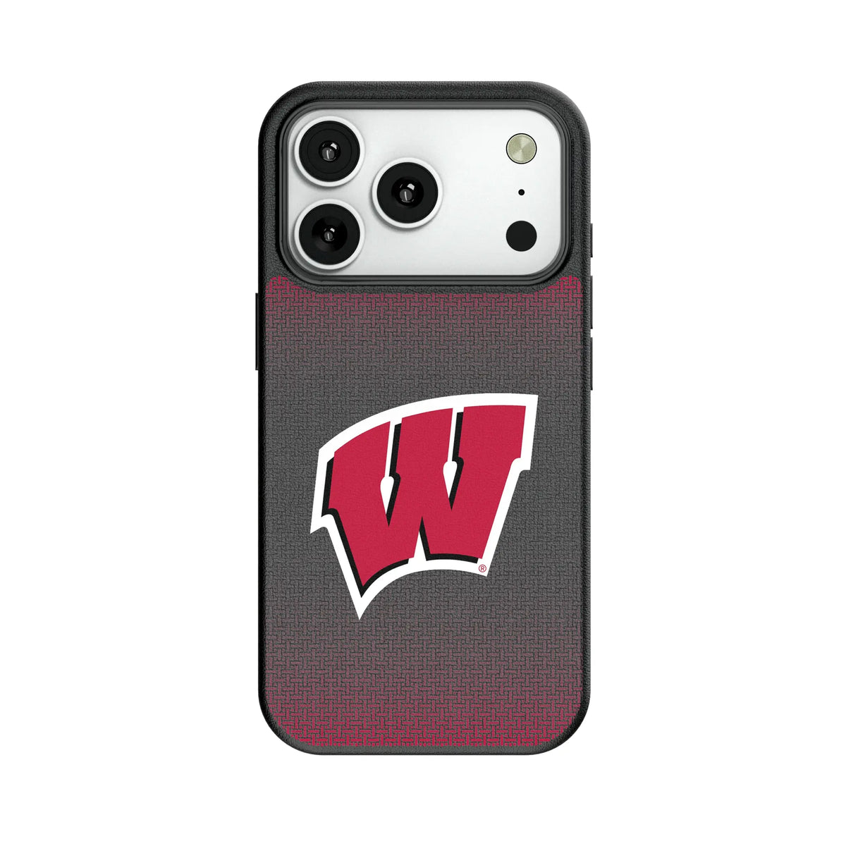 University of Wisconsin Badgers Linen MagSafe Compatible Phone Case for Apple iPhone