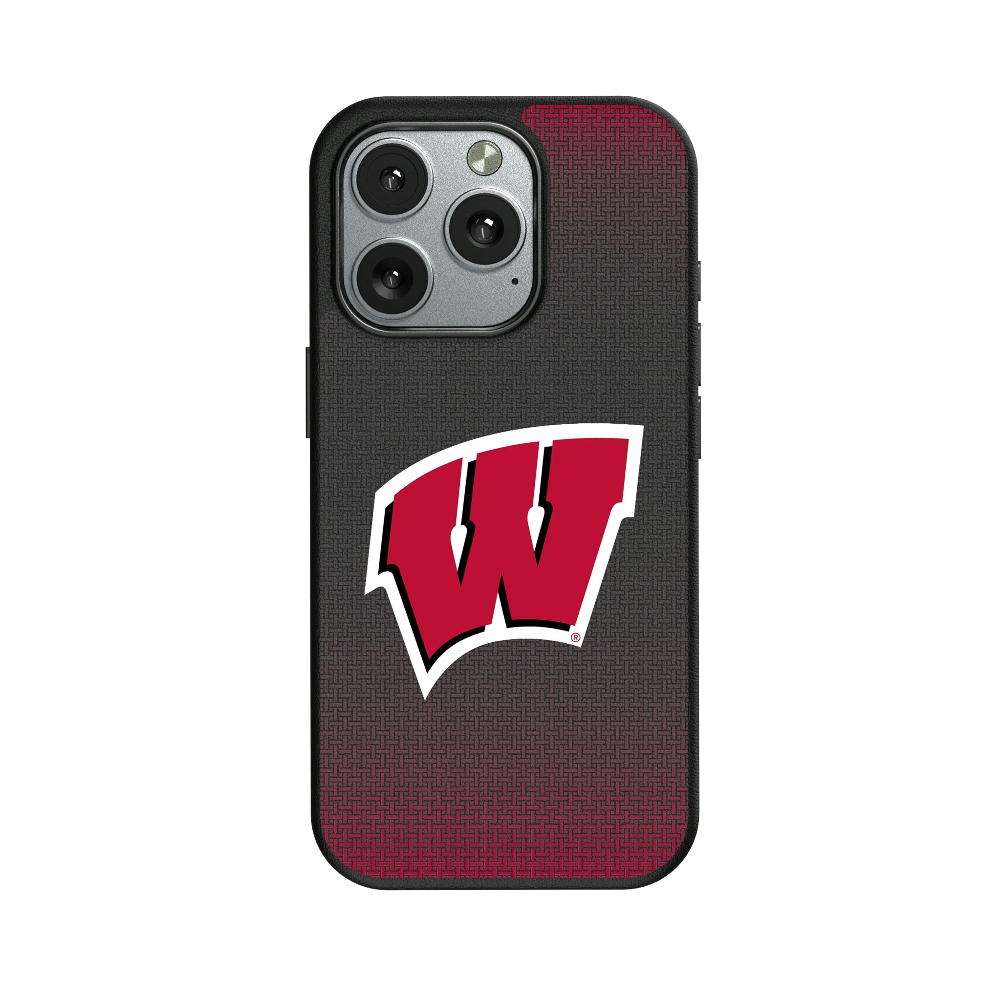 University of Wisconsin Badgers Linen iPhone MagSafe Compatible Phone Case for Apple iPhone