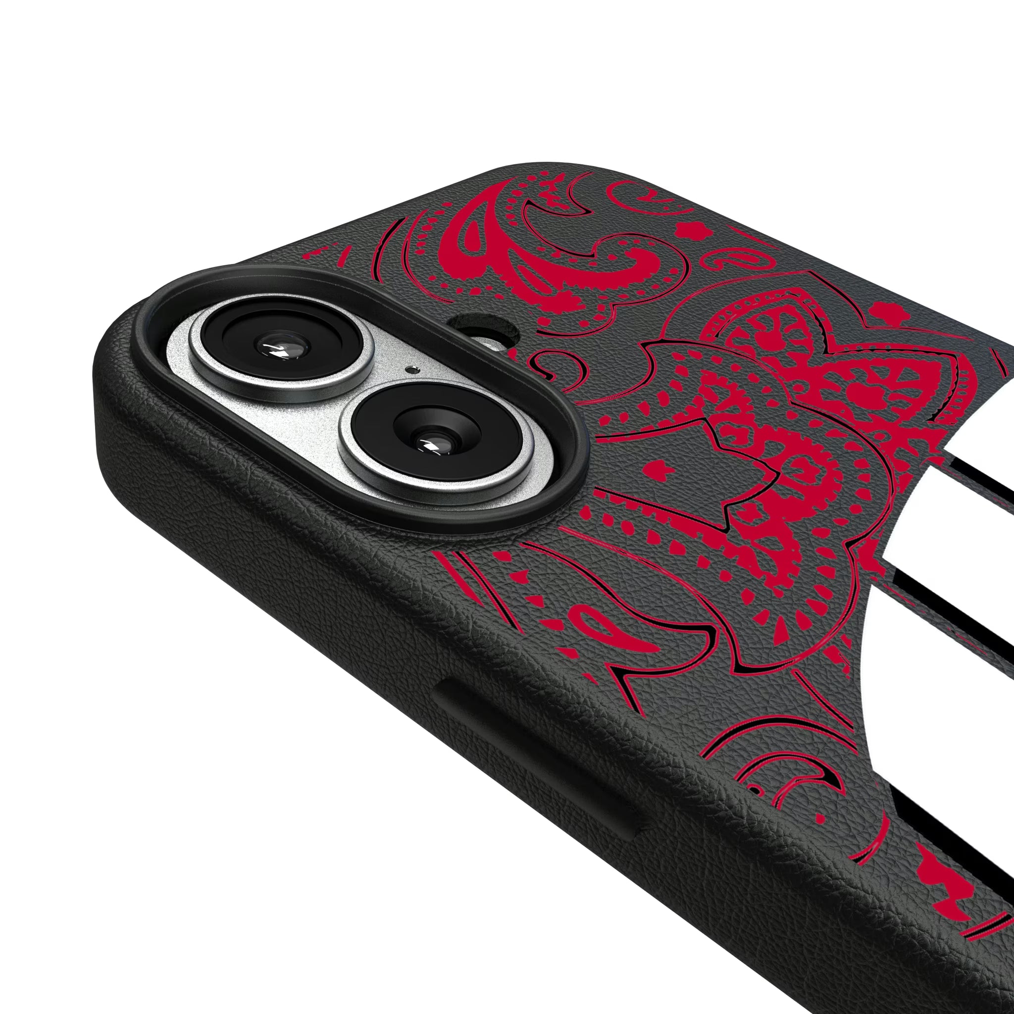 University of Wisconsin Badgers Paisley iPhone MagSafe Compatible Phone Case for Apple iPhone - Detail#Device_iPhone 17