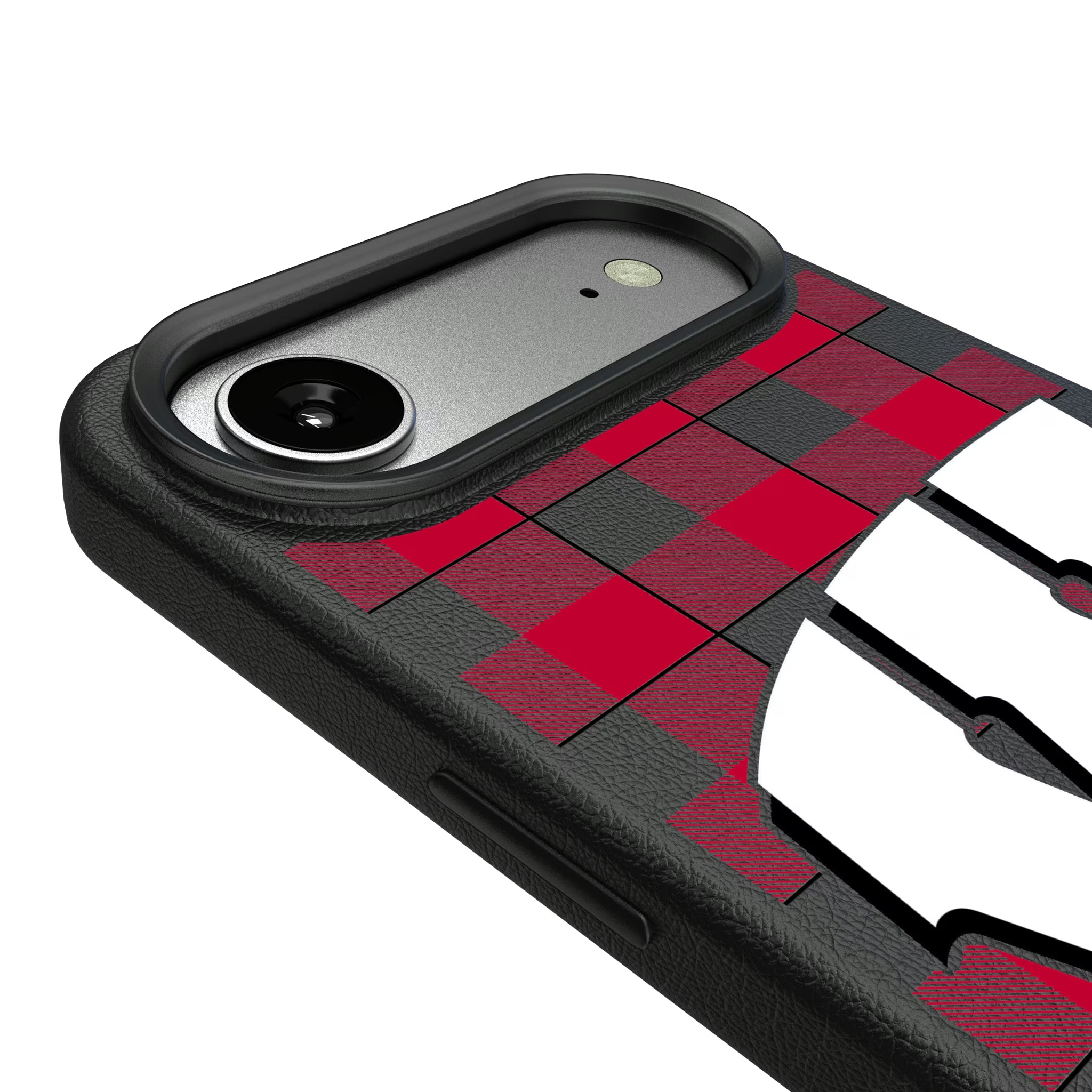 University of Wisconsin Badgers Plaid iPhone MagSafe Compatible Phone Case for Apple iPhone - Detail#Device_iPhone Air