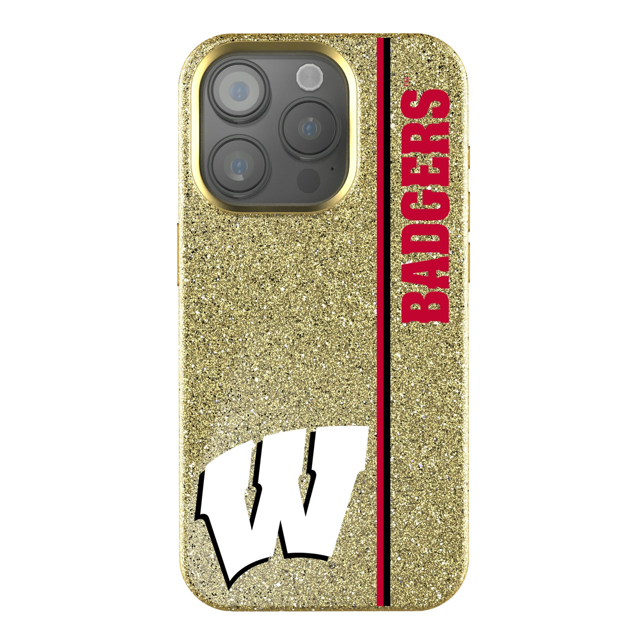 University of Wisconsin Badgers Sidebar iPhone Bling Phone Case for Apple iPhone